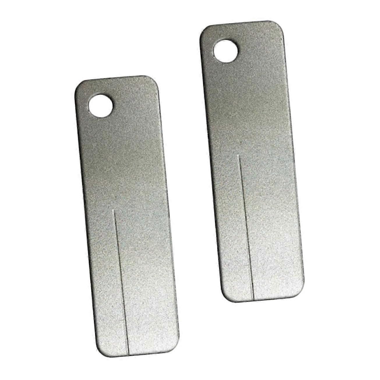 Pack of 2 Whetstone Honing Stone Outdoor Sharpening Tool Whetstones Whetstone Double Sided Pocket Grinding Stone Silver Diamond