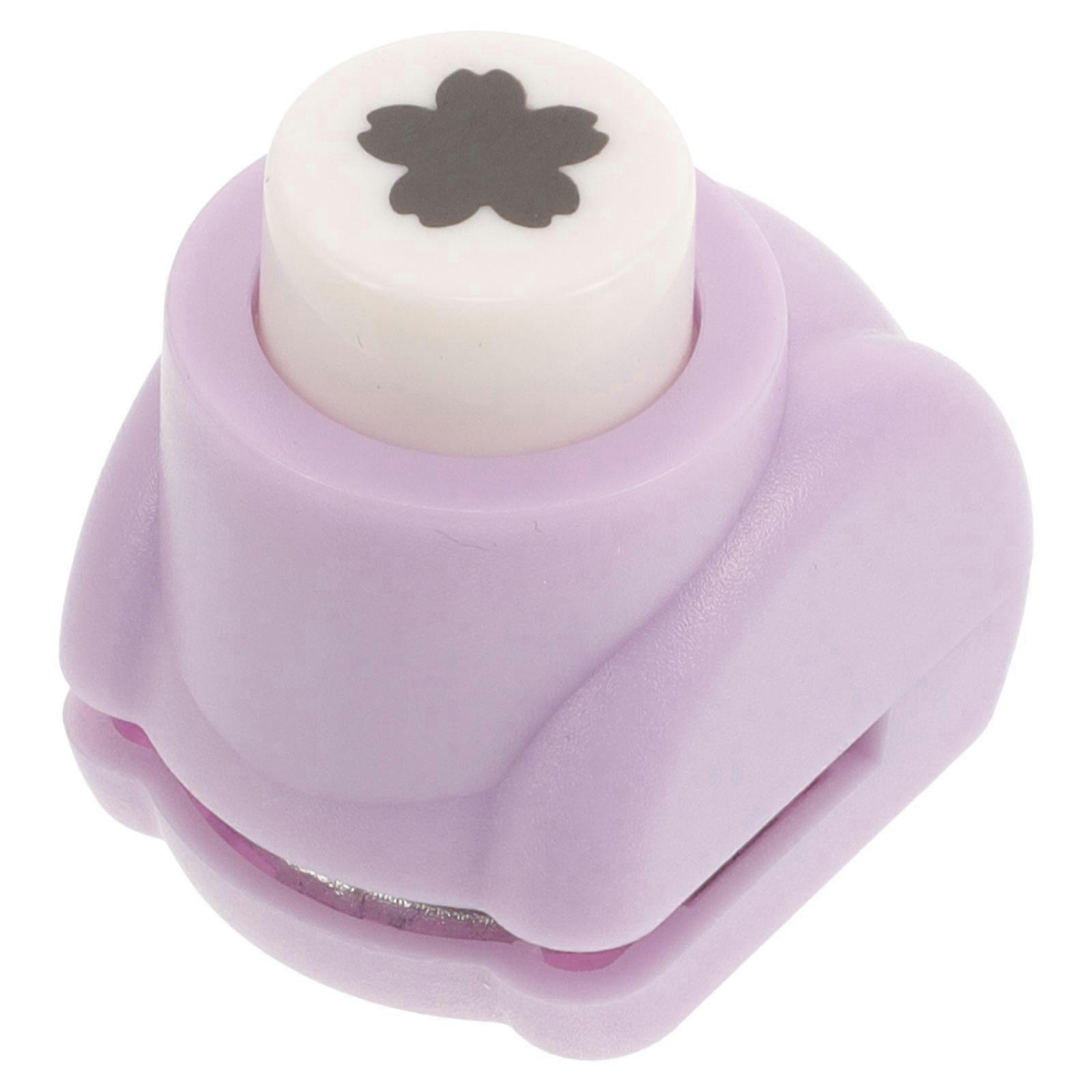 Craft Holes Punch Paper Craft Tool For Diy Projects Flower Petal Shape Simple Design Plastic Metal 1Pcs