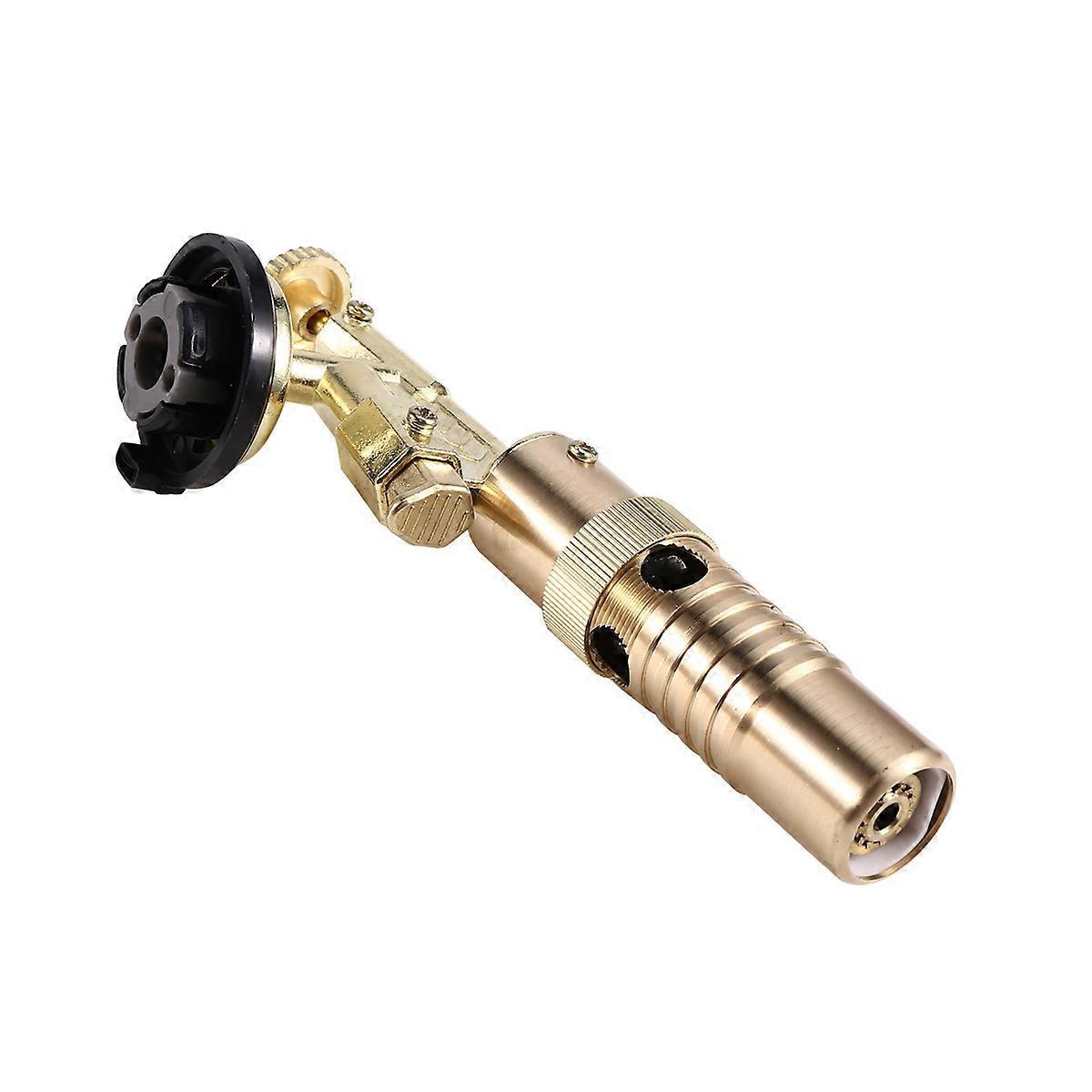 Gas Burner Welding Torch Flamethrower Portable Adjustable Copper Welding Gas Torch Outdoor BBQ Weld