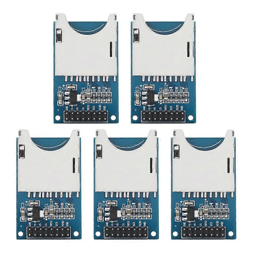 5pcs SD Memory Card Reader Writer Module Adapter For Microcontrollers