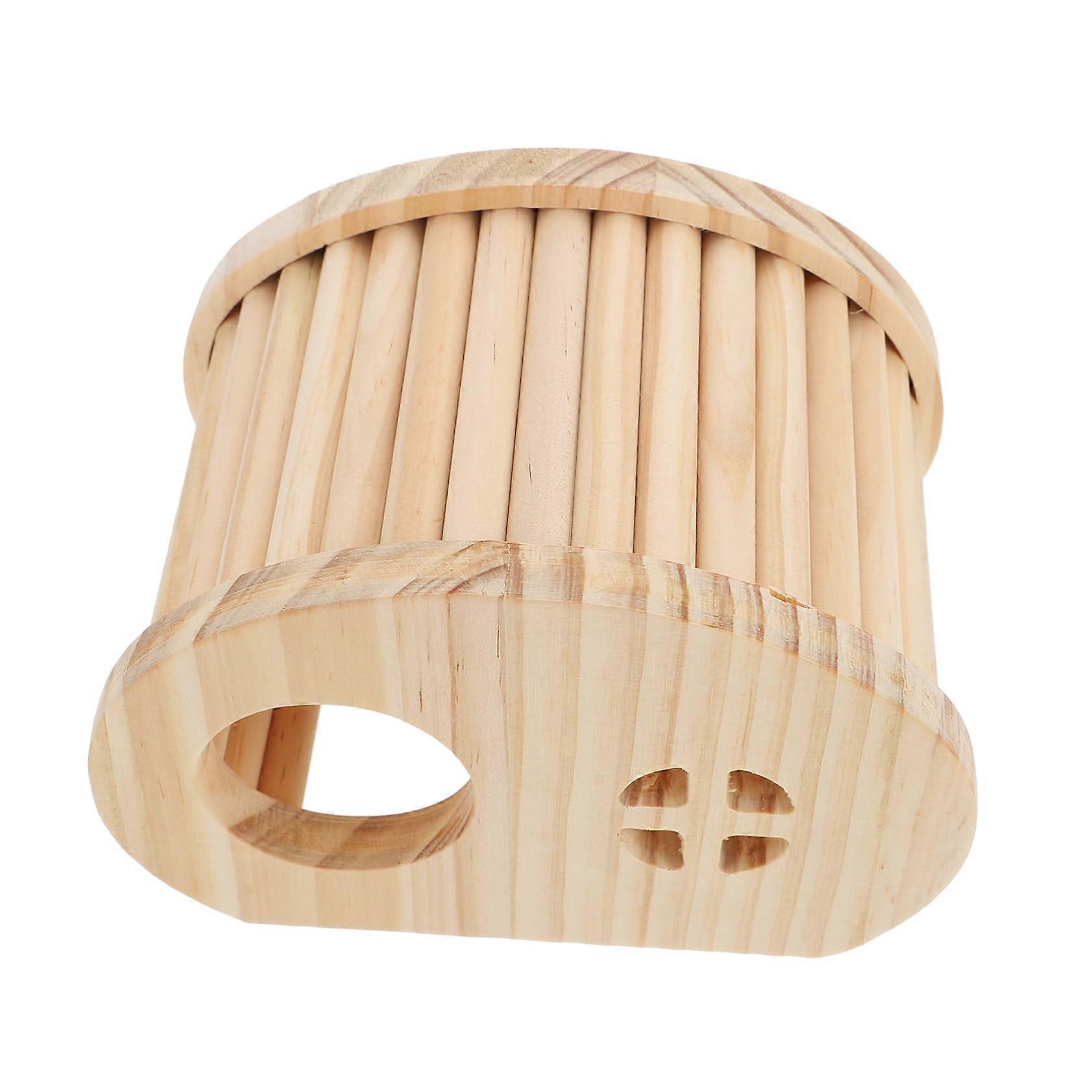 Routine Wooden Chicken Hideout for Small Animals to Play and Hide, Lightweight