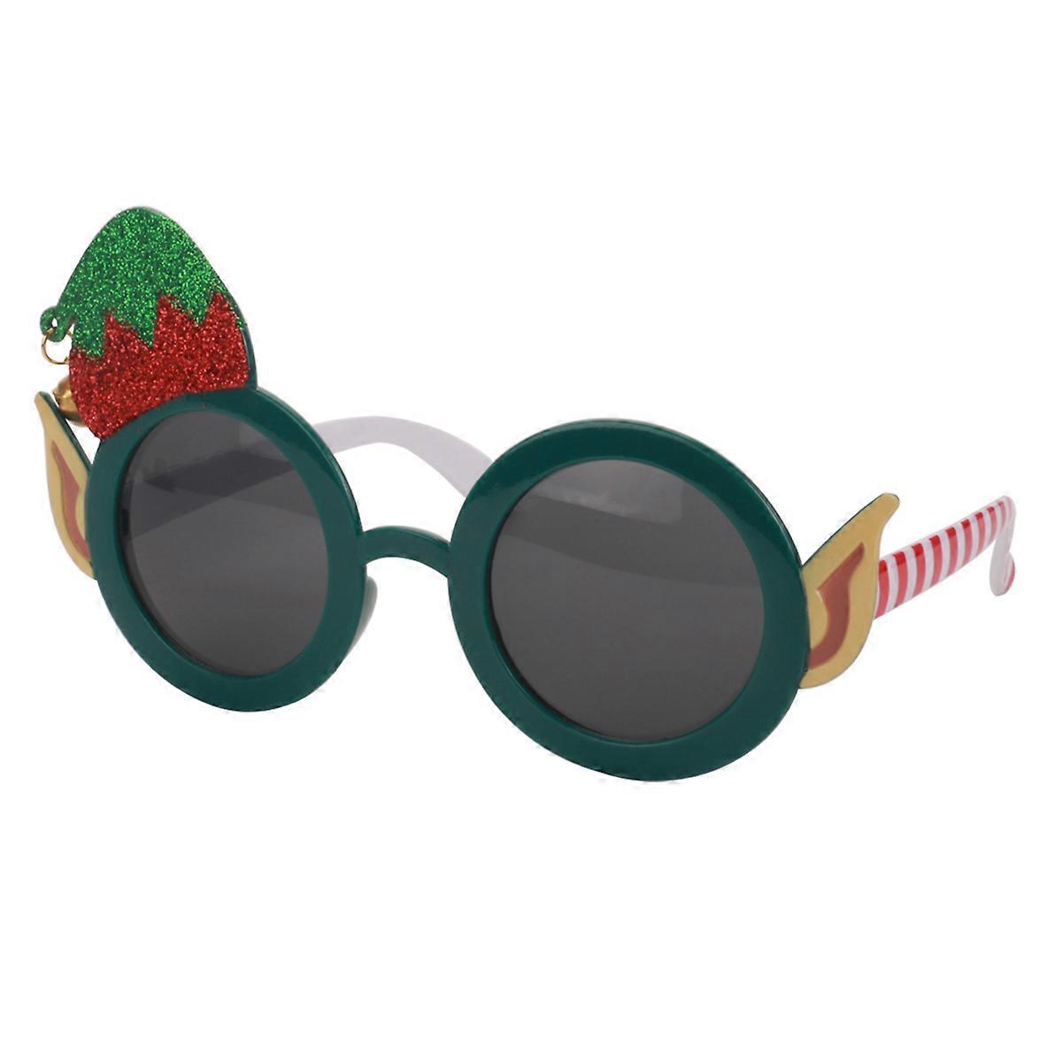 Party Glasses Round Shape AC Lens PC Frame For Masquerade Attendees 1 Piece