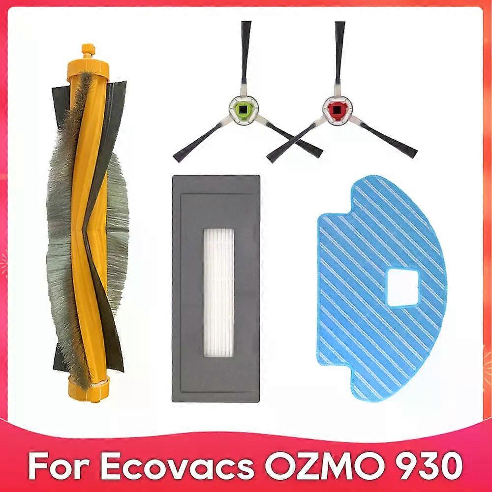 Fit For Ecovacs Debot OZMO 930 / iRobot Roomba Combo R111840 RVF-Y1 Filter Roller Side Brush Mop Cloths Robot Vacuums Part