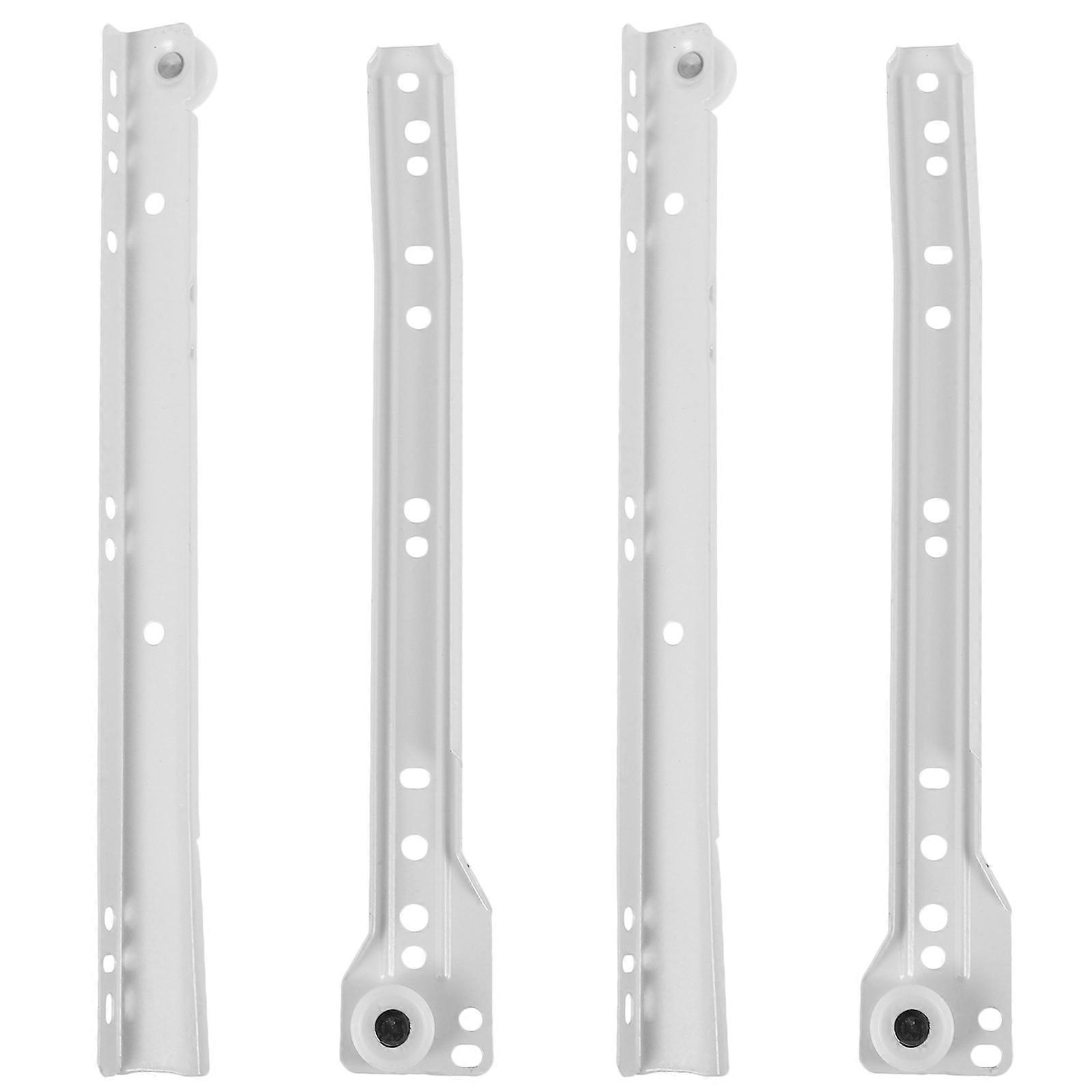 Heavy Duty Metal Drawer Slides Smooth Silent Cabinet Guide Rails for Kitchen Wardrobe Furniture Easy to Install Durable Runners for Dresser and