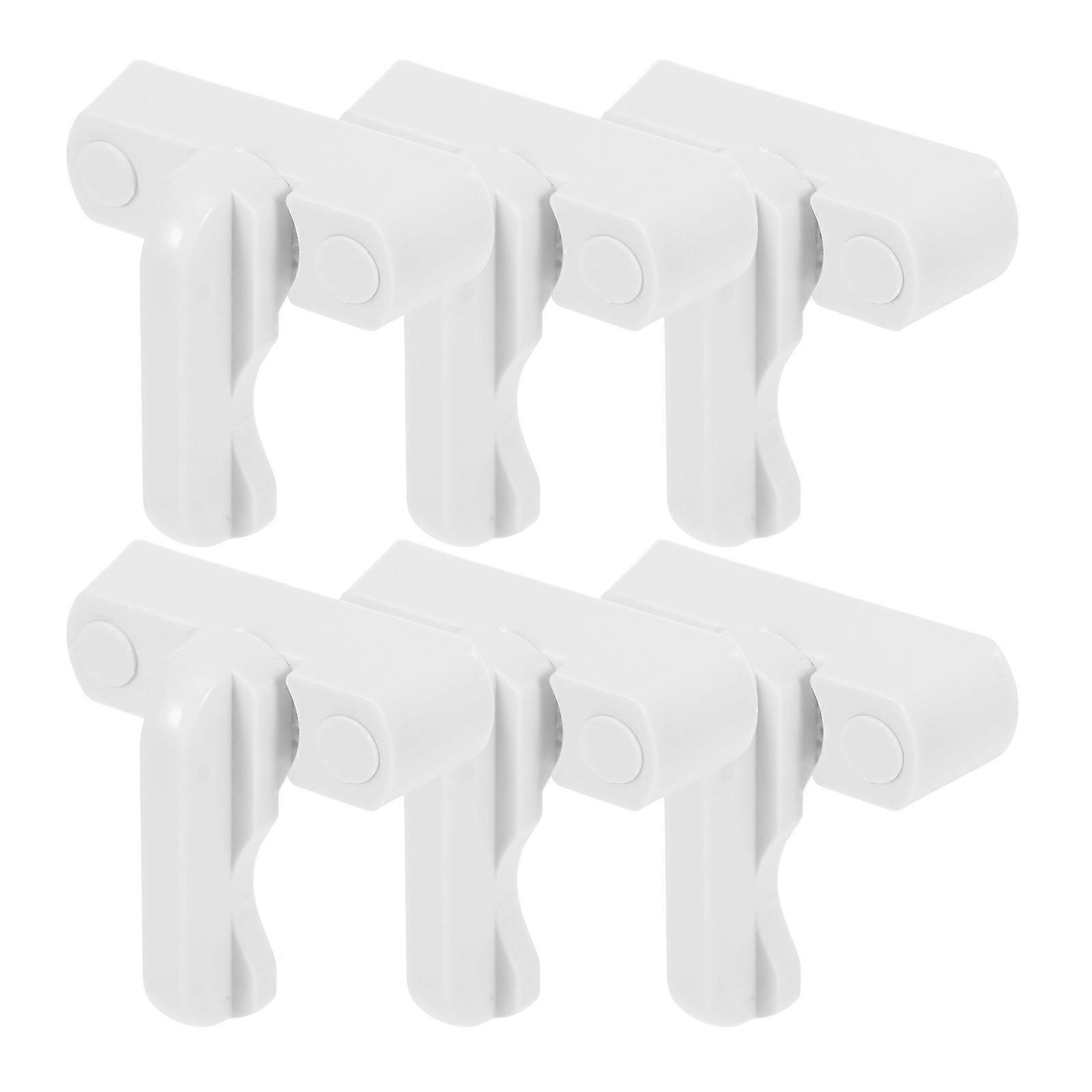 White Security Replacement Set for Single/Double Hung Windows   Theft Prevention Mechanism with Easy Operation and Wide Room Compatibility