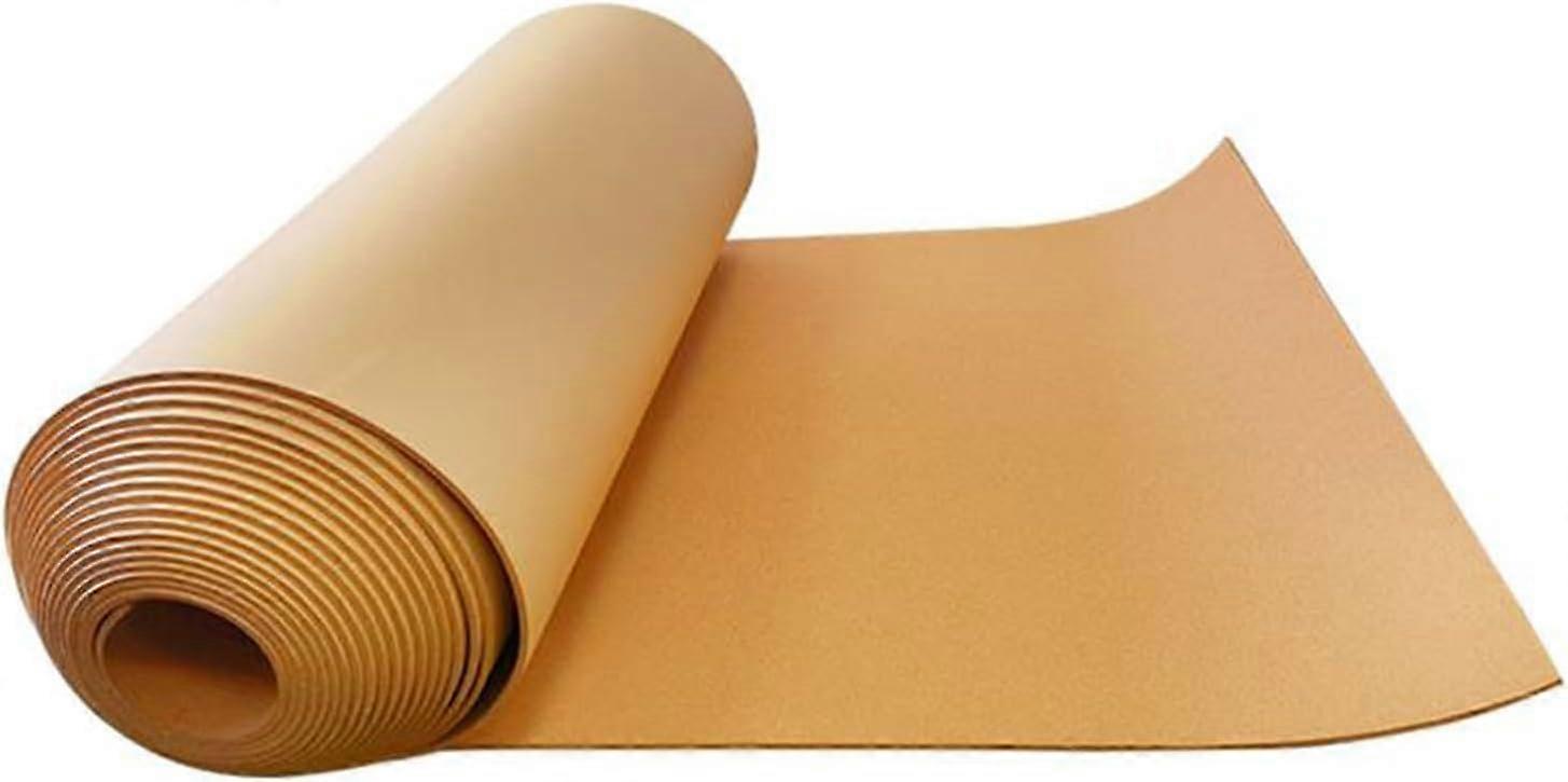 LXXW Cork Board SelfAdhesive Cork Roll Sheet, Frameless Bulletin Cork Paper (1.22x2.46m, 6MM)