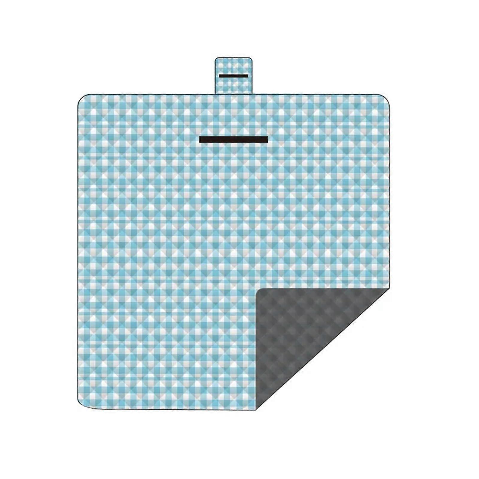 Picnic blanket 2x2m, washable, sandproof, foldable, 3 layers, outdoor