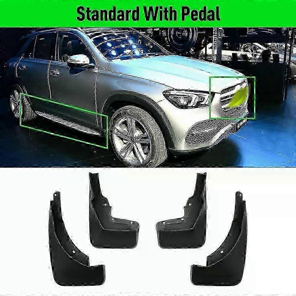 Applies To Set Mud Flaps For Mercedes Benz Gle W167 V167 2019 2020 2021 2022 2023 2024 Mudflaps Splash Mudguards Mud Fl