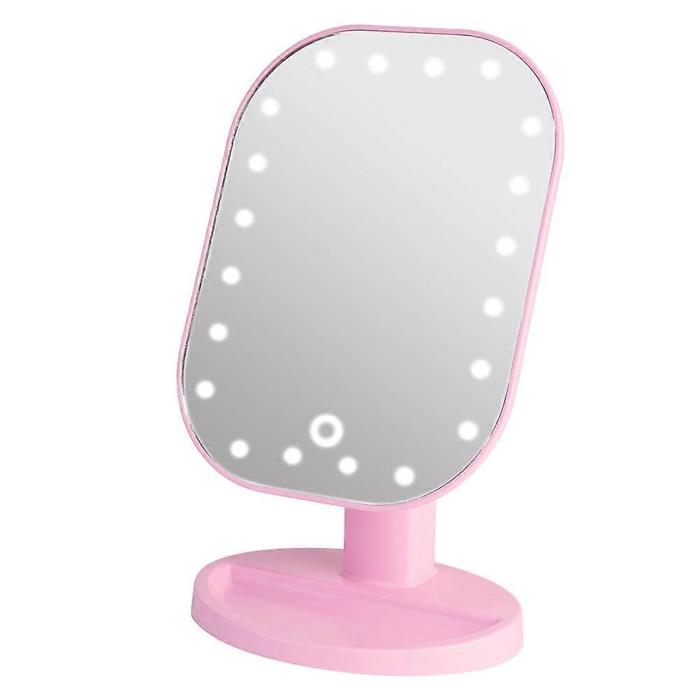 20 LED 10X Manifying Cosmetic Mirror Touch Screen USB Charging Makeup Mirror