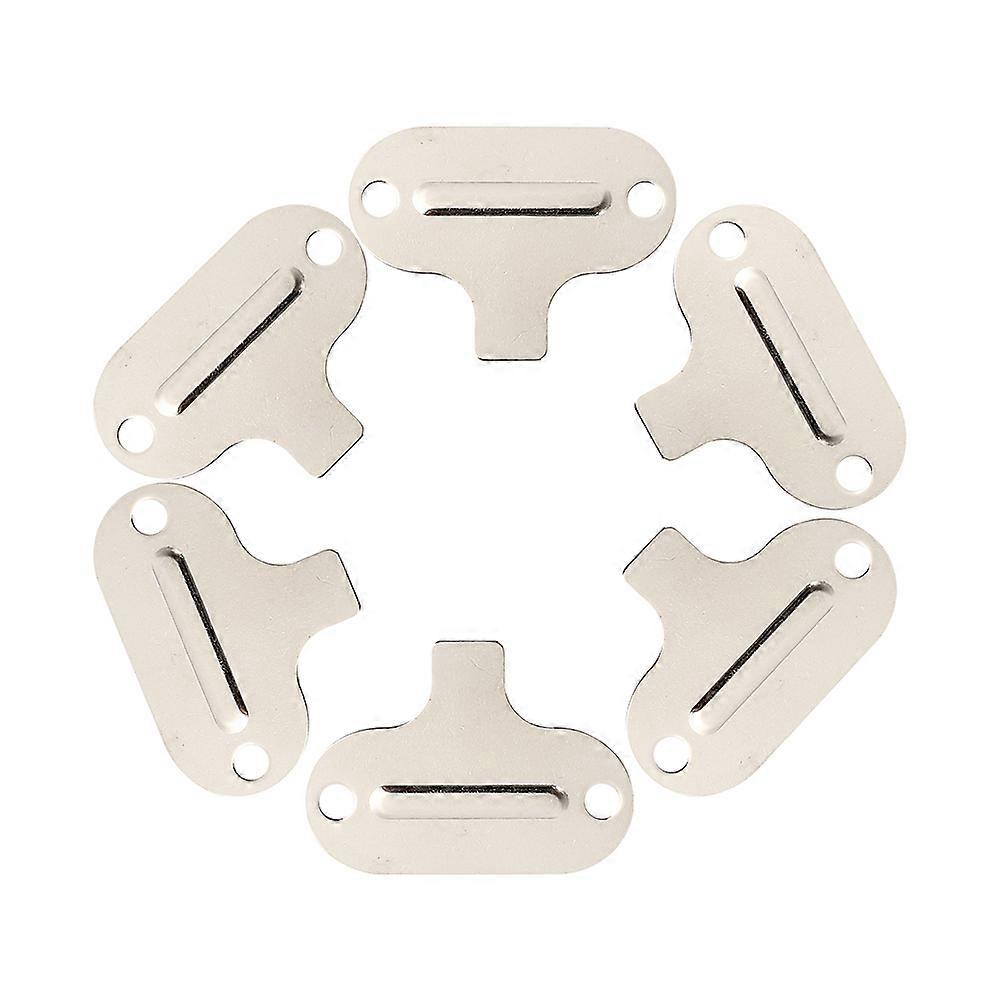 Silver Sewing Machine Screwdriver for Maintenance 6Pcs Metal Set