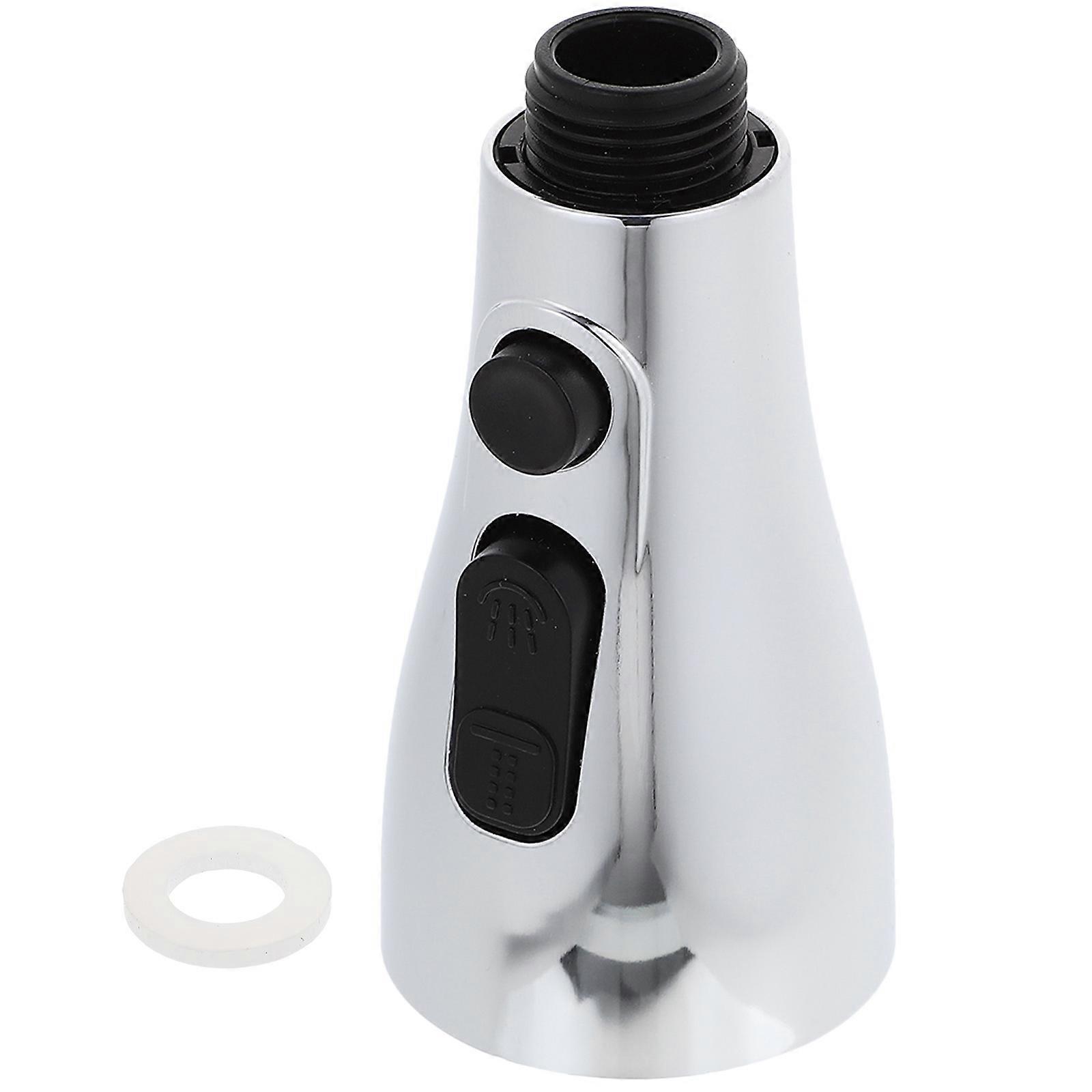Faucet Head Household Faucet Extender Wear-Resistant Faucet Adapter Daily Use Faucet Sprayer Kitchen Faucet Silver 10.00X5.00X5.00CM Water-Saving 1Pcs