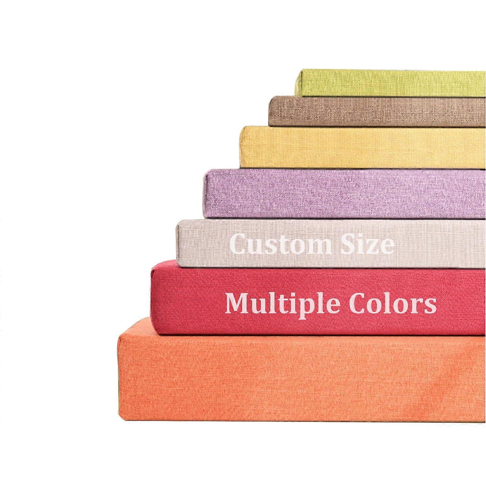 Custom Bench Cushion, Made to Measure, Washable, Removable, NonSlip (Linen)