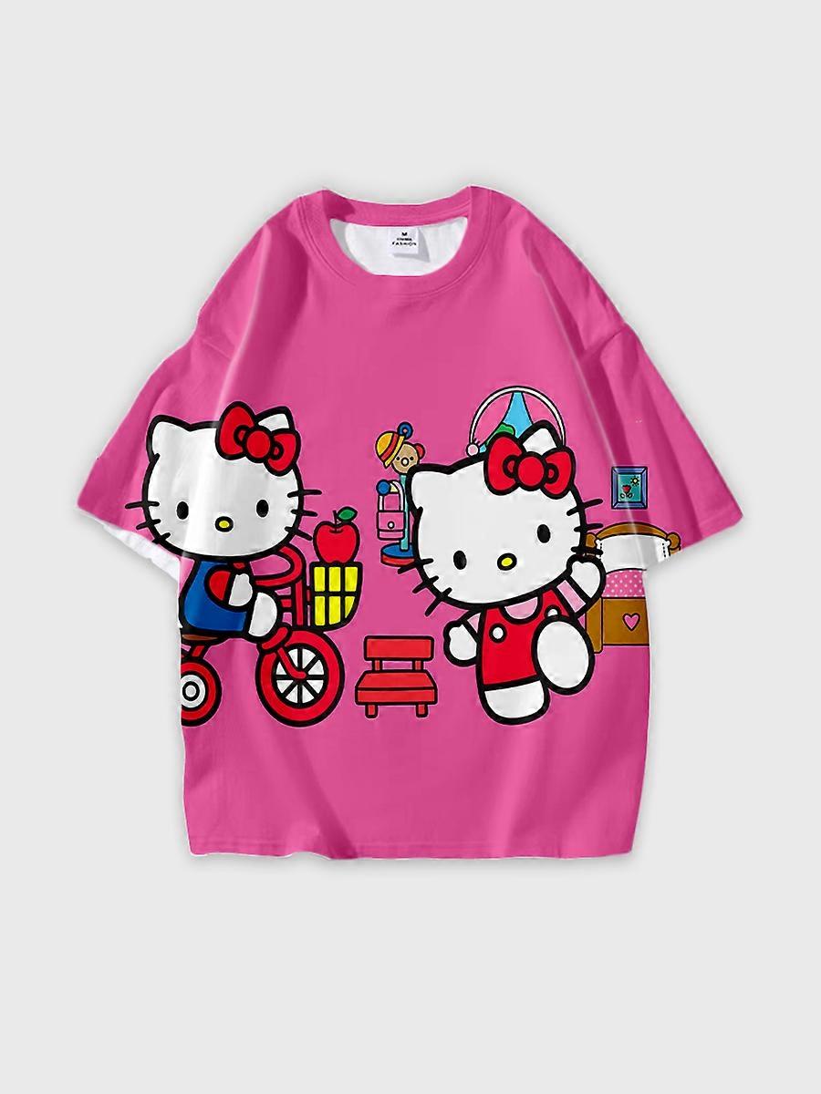T-shirt short sleeve round neck summer casual loose JW549