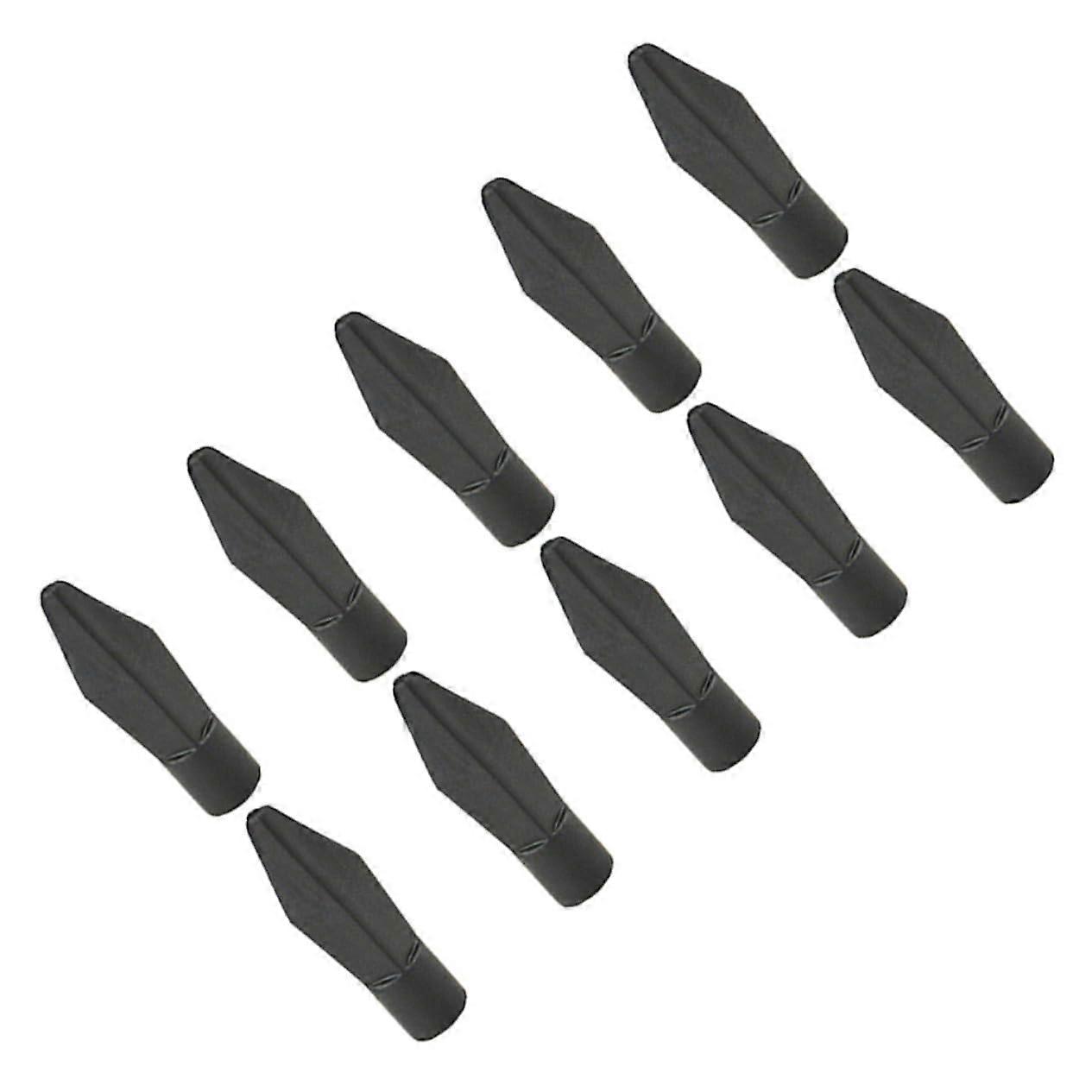 10 Pack Training Arrows Replacement Tips for Kids Outdoor Practice Safe Rubber Tip Black Dart Sport Shooting