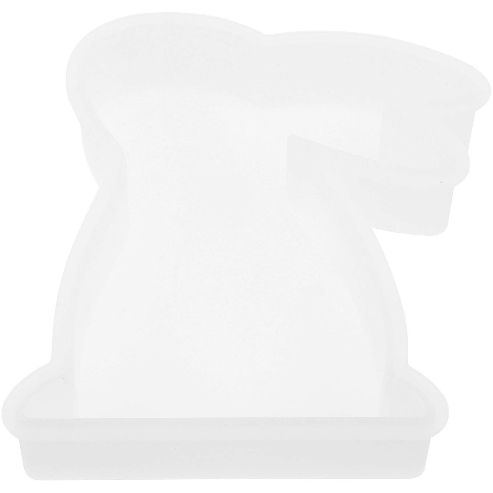 Rabbit Baking Mold Easter Rabbit Silicone Bunny Shape Craft Making 12.80X11.00X2.70CM Chocolate Molding 1Pack