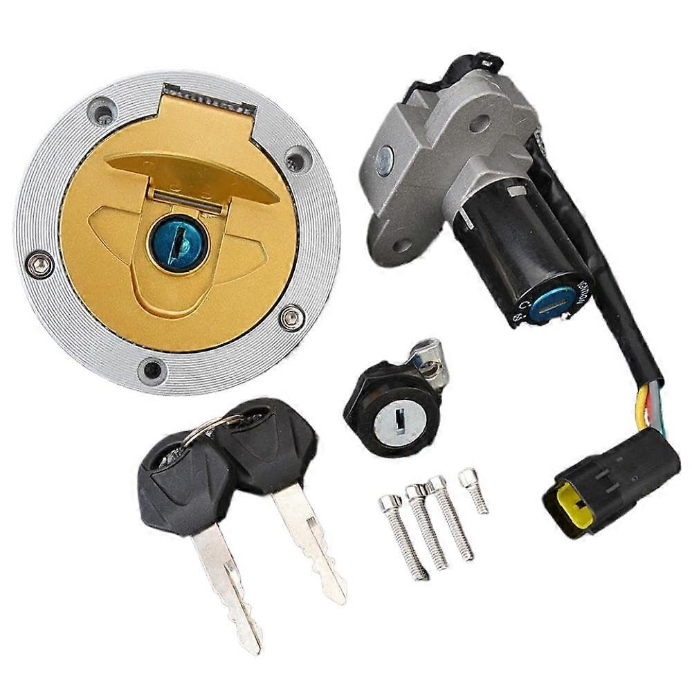 Ignition Key with Lock Compatible with Ducati Fuel Gas Cap for Models 848, 1098, 1198, ST4, Hypermotard 796, 1100