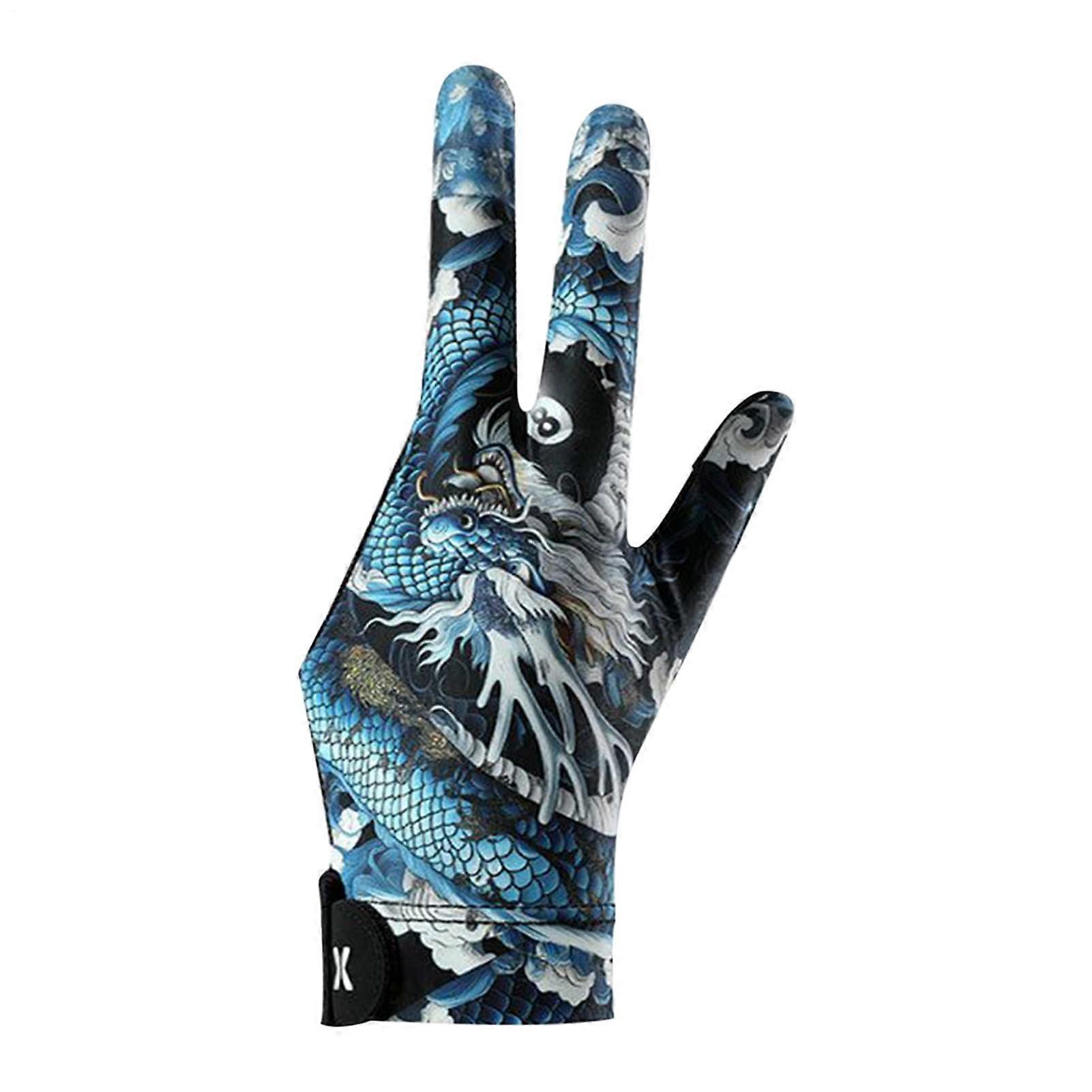 Billard gloves Pool Cue gloves 3 Finger Pool mittens, multipurpose elastic adjustable