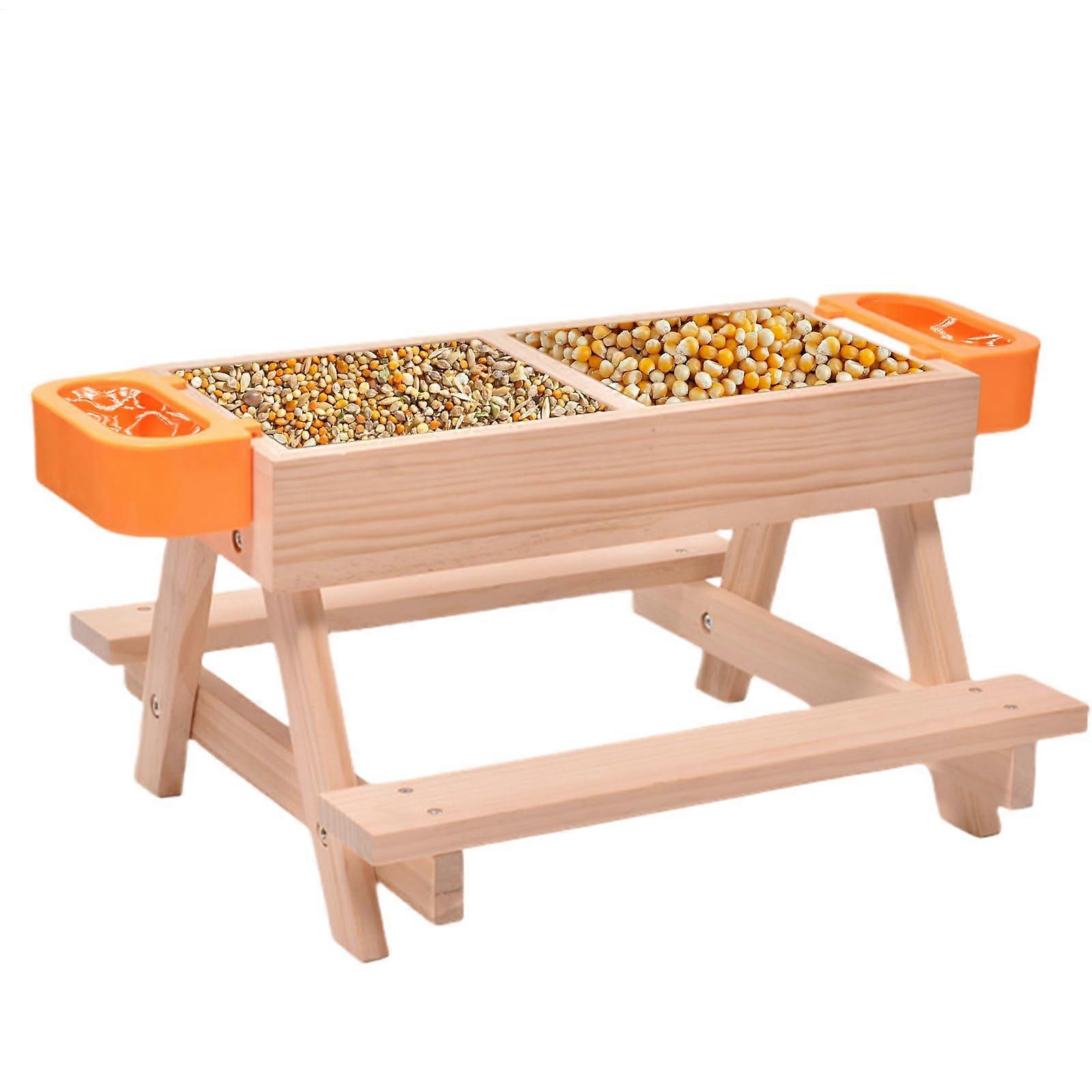 Chicken feeder, chicken water dispenser for outdoor use with drinker Wear largevolume feeding system pet accessories for poultry quails