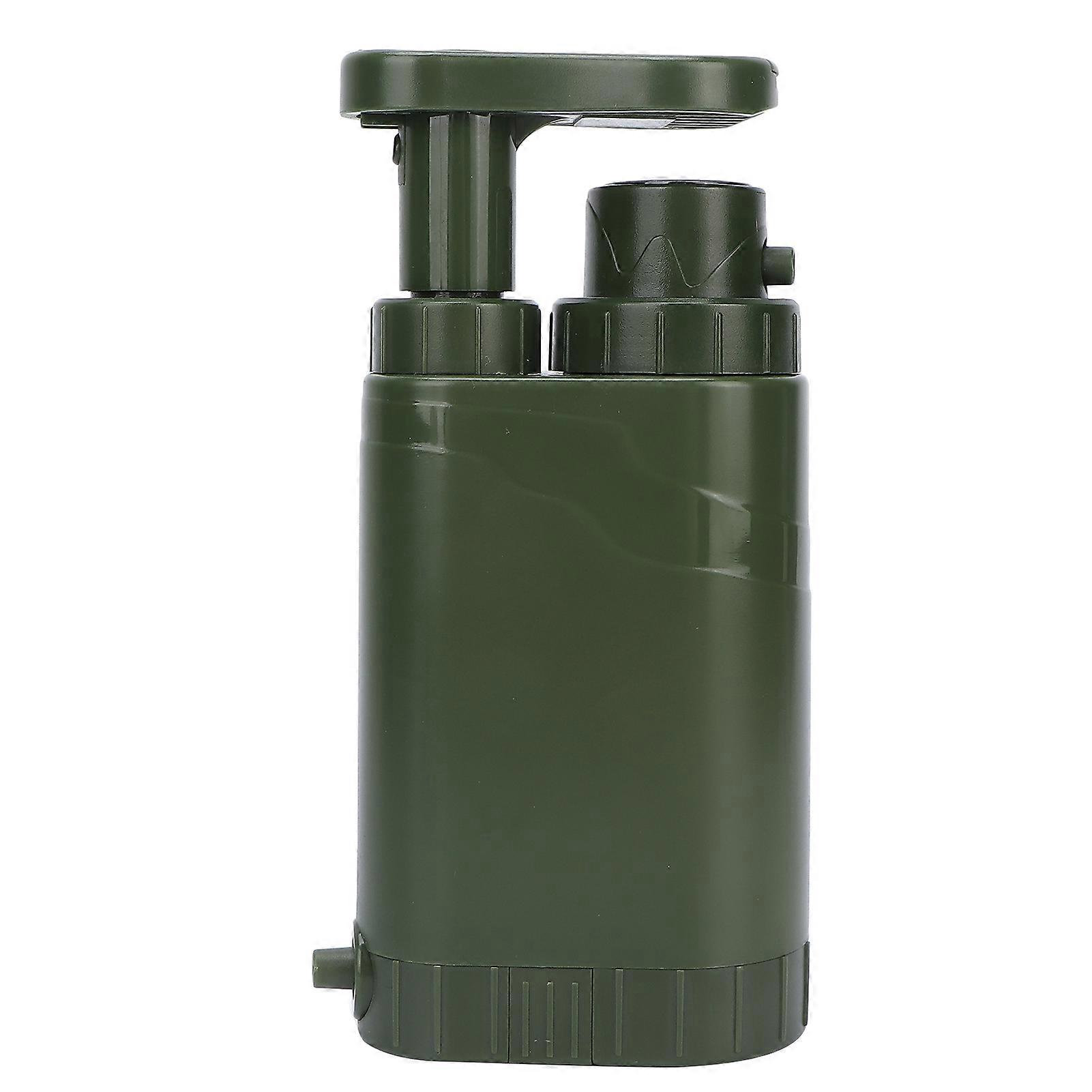 Portable Water Filter Pump Outdoor Hiking Camping Travel Emergency Filter Accessory