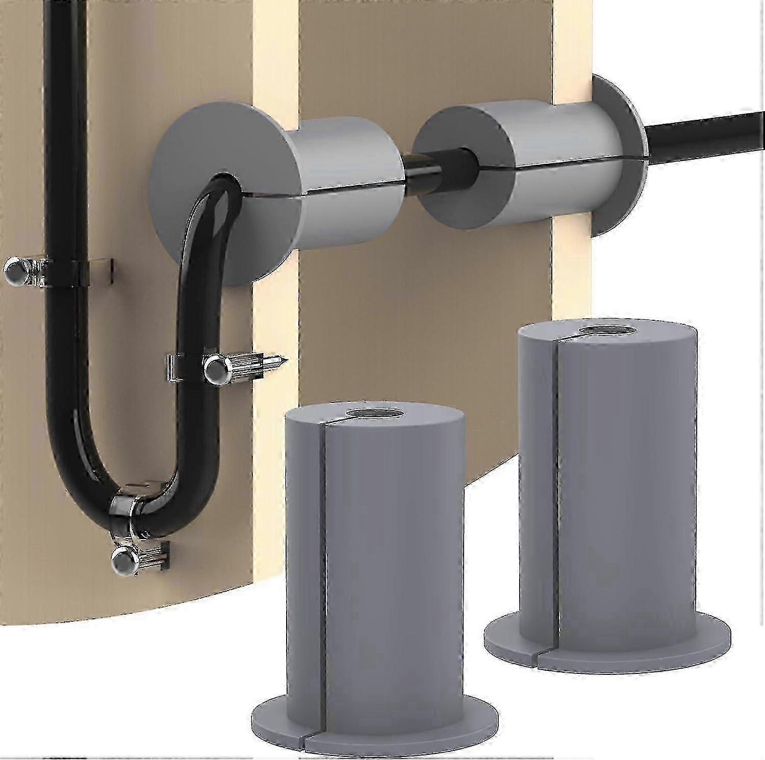 Wall Bushing For Starlink Dishy Ethernet Cable, Starlink Cable Routing Kit Feed-through Cable Bushin-2pcs-Grey