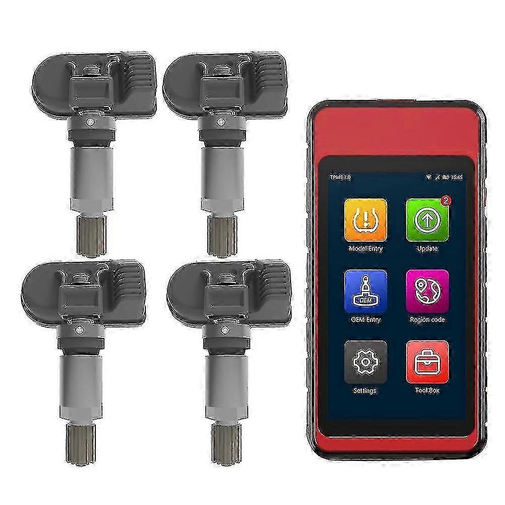 Reifendrucksensor-Programmierwerkzeug - Kompatibel mit 98% der Modelle, 433 MHz und 315 MHz TPMS-Sensoranpassung