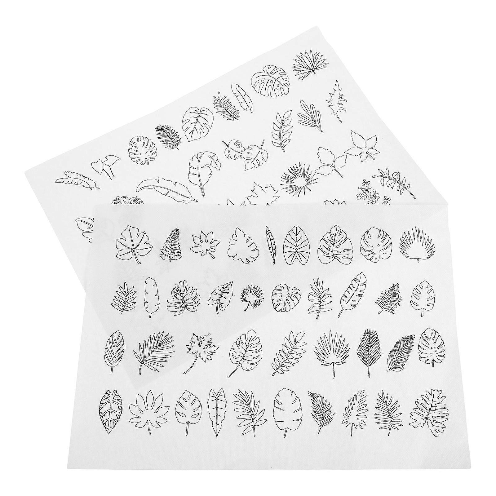 Water Soluble Stabilizes Embroidery Templates Stabilizer Hand Embroidery Patterns Assorted Color 2950x2100x010cm 2 Sheets