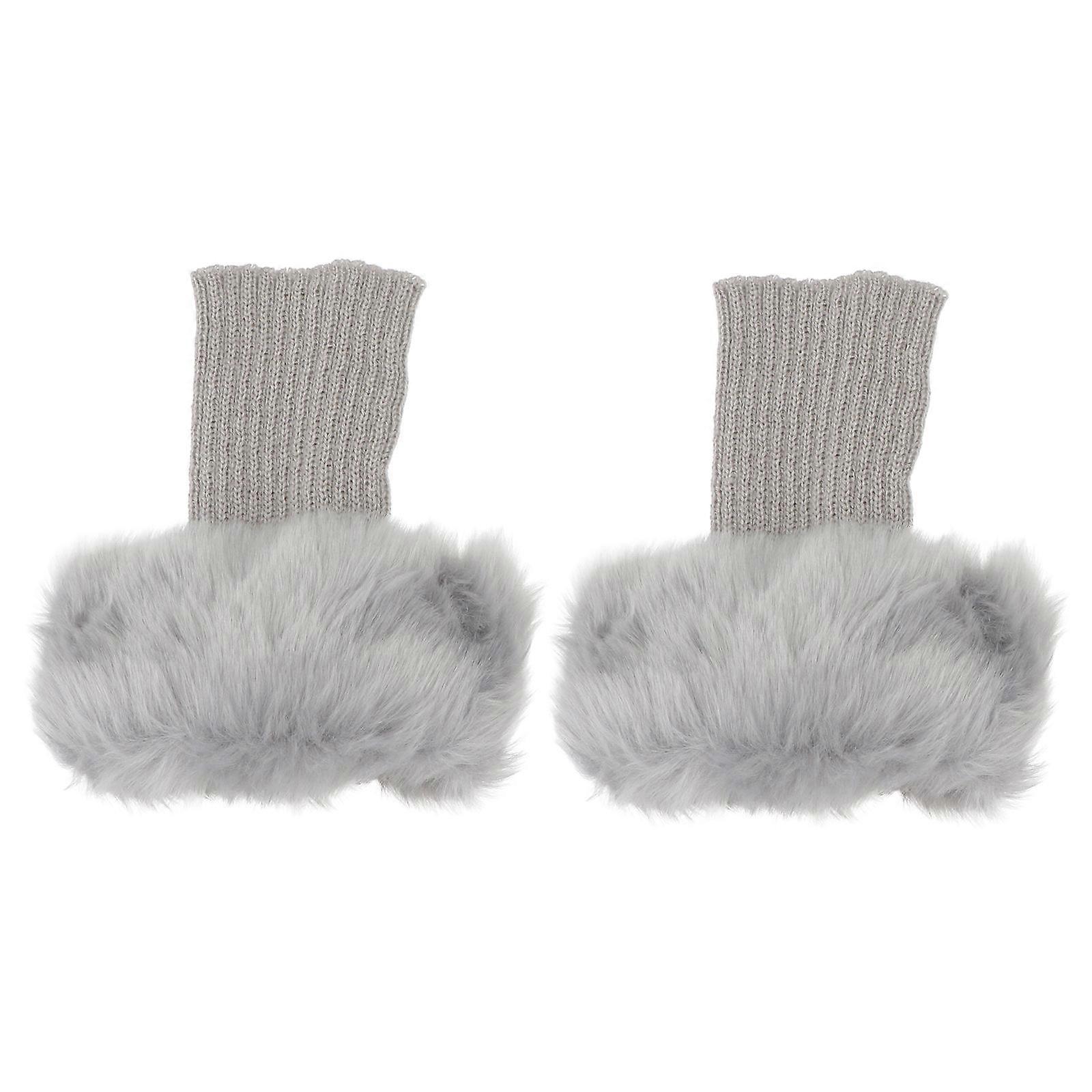 גרבי חורף לנשים חמות שמירה על נוחות ללבישה אפור בהיר 20x6 ס"מ מחממי רגליים 1 זוג