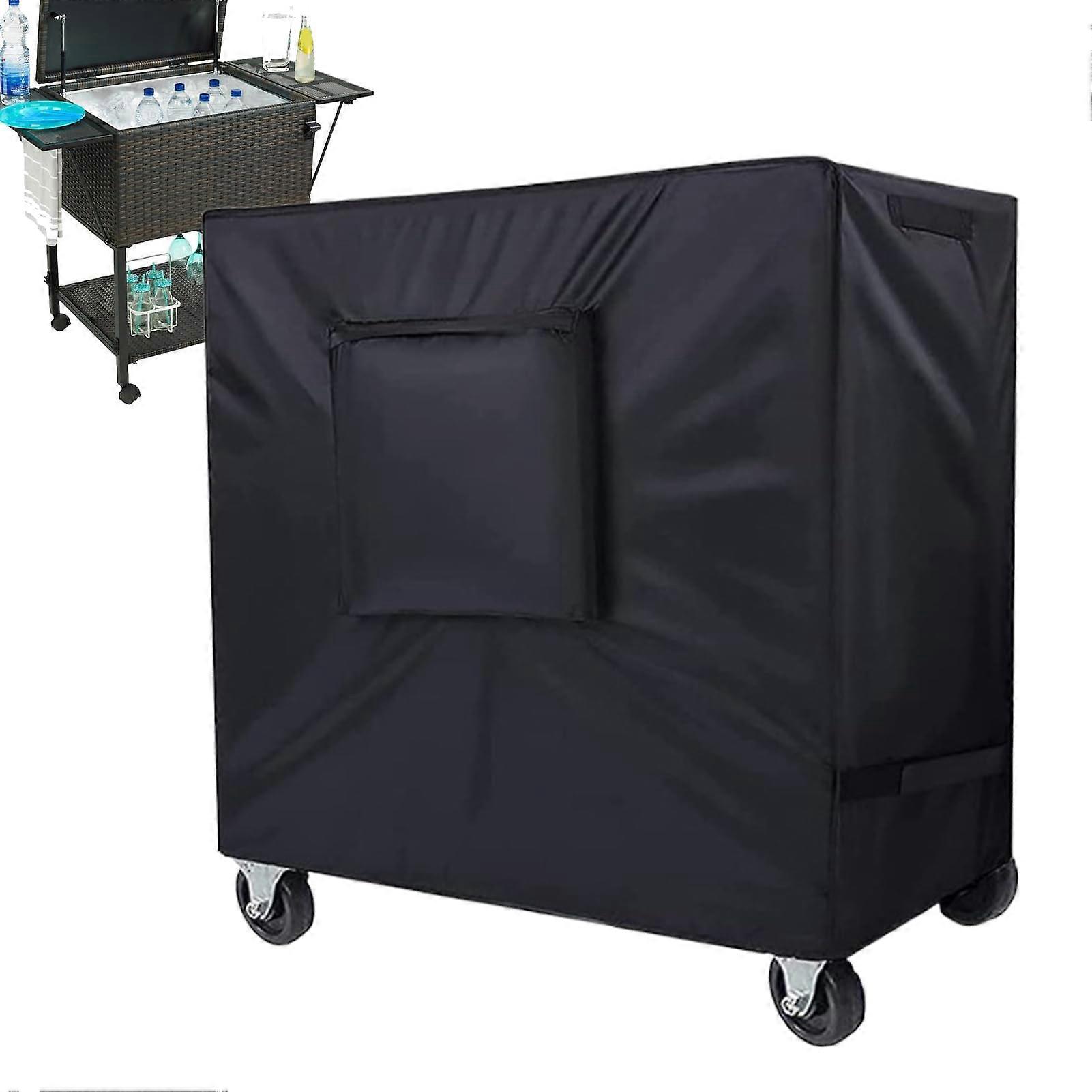 Rollable Cooler Box Cover Waterproof, Universal Dust and Rain Protection 90x50x92.5cm