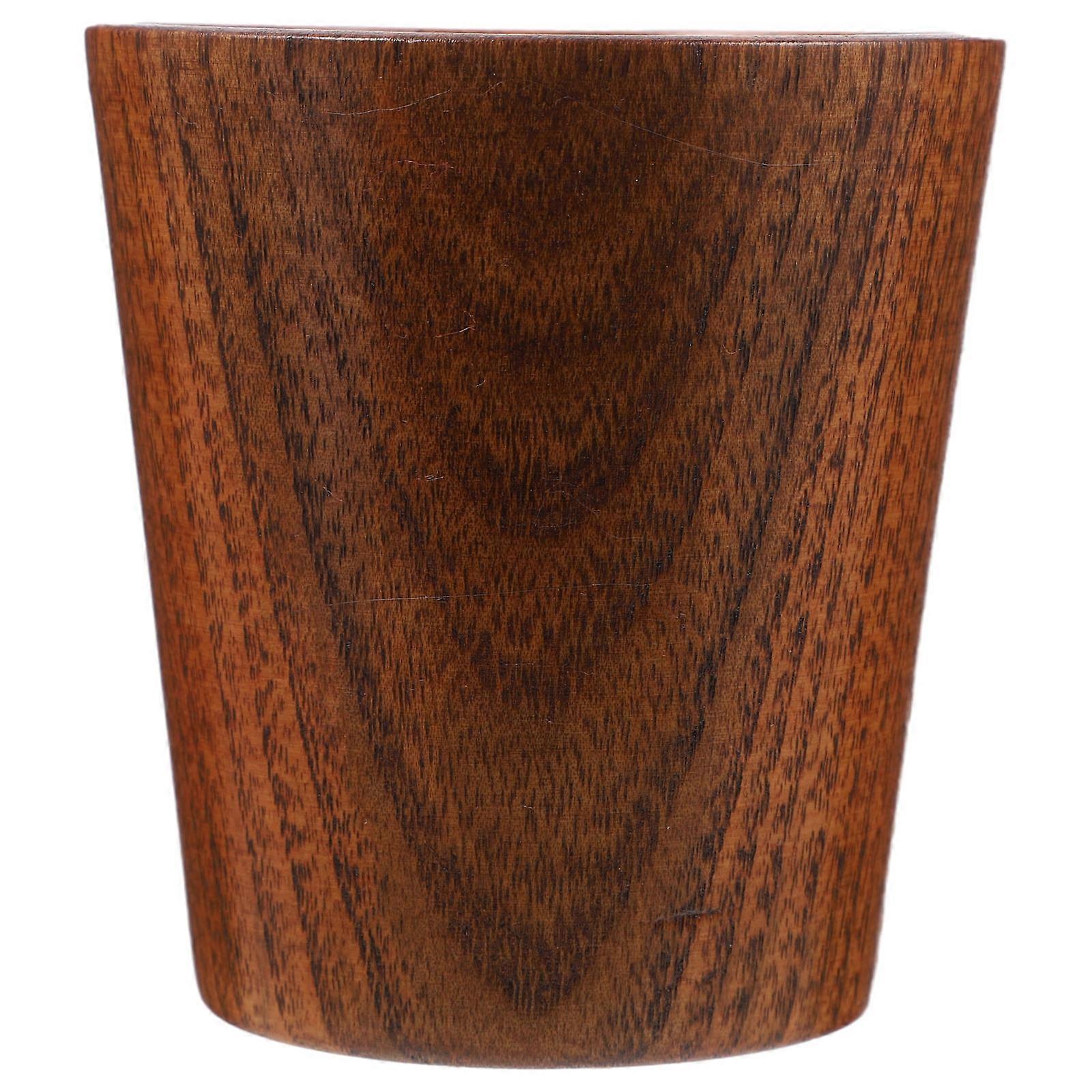 Brown Synthetic Material Cup for Storage with Design Perfect for Home Use