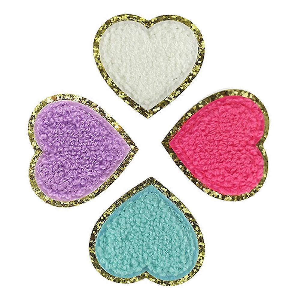 It looks like you're referring to a product listing for **4pcs Adorable Heart Patches**. These patches are versatile and can be used for a variety of