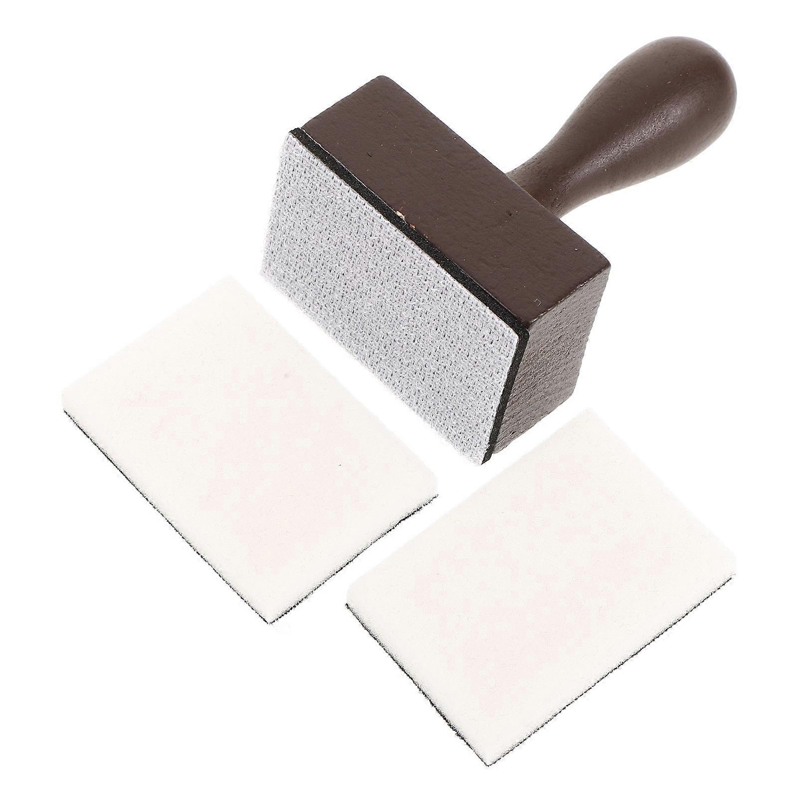 DIY Decorating Stamps for Invitations Envelopes and Labels 9.00X5.00X3.50CM Coffee Color Square Shape Crafting 1 Set