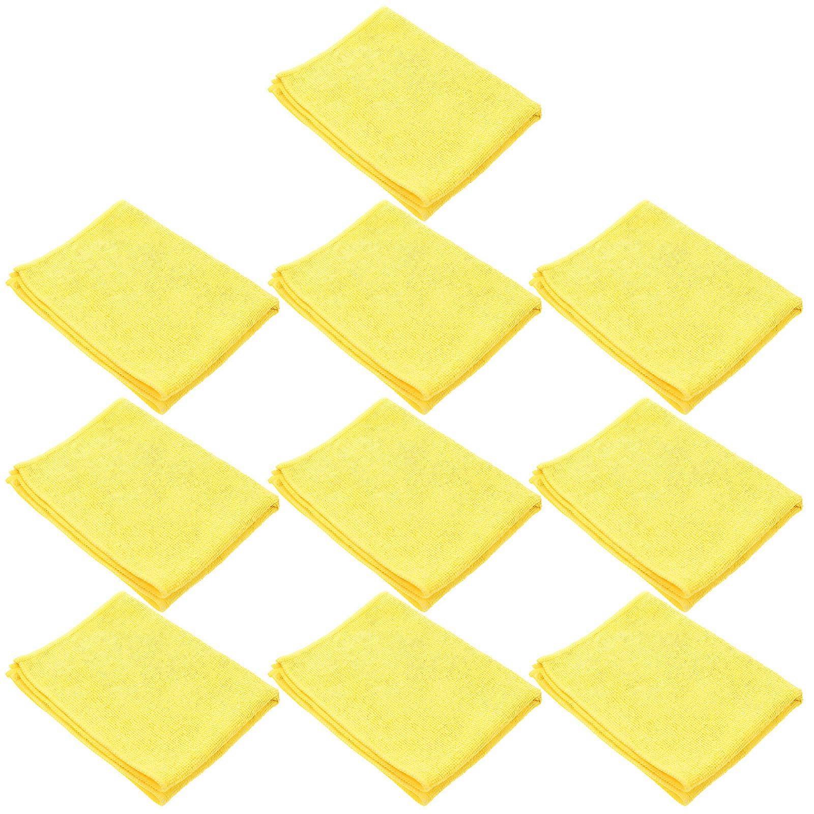 10 Pack Microfiber Dish Towels – Highly Absorbent Kitchen Cloths for Efficient Wiping, Drying & Everyday Use – Soft & Skin Friendly Design