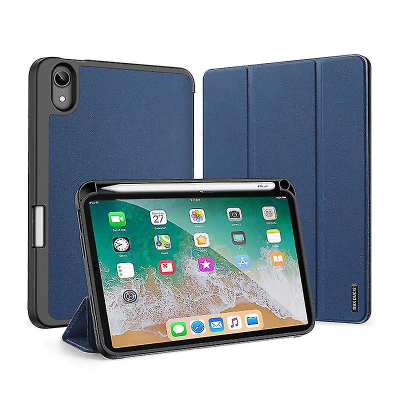 Case For IPad Mini 6 With Pencil Holder (Blue)