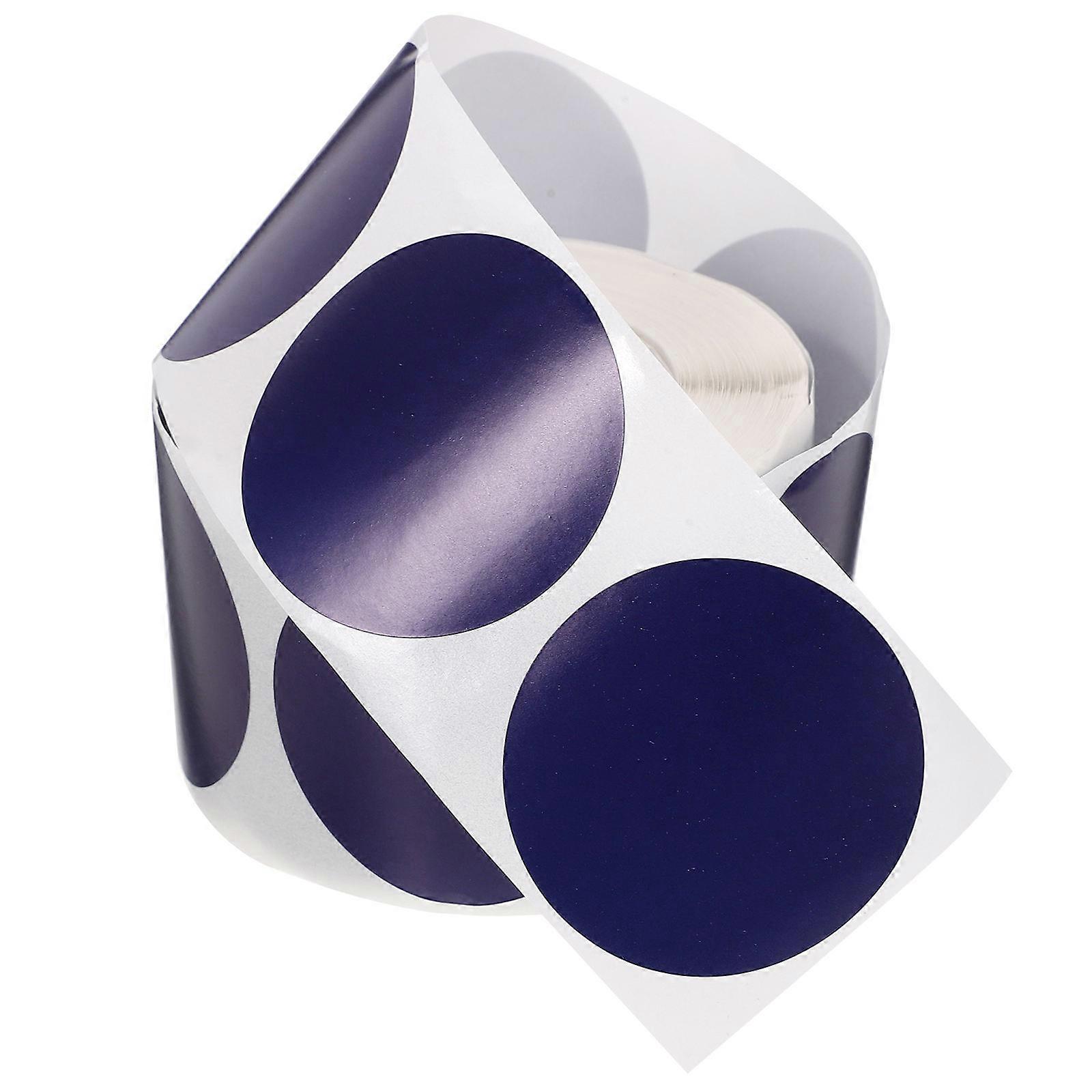 Dot Color Stickers Round Labels Self-Adhesive Bright Design Daily Life 5CM Diameter 1 Roll