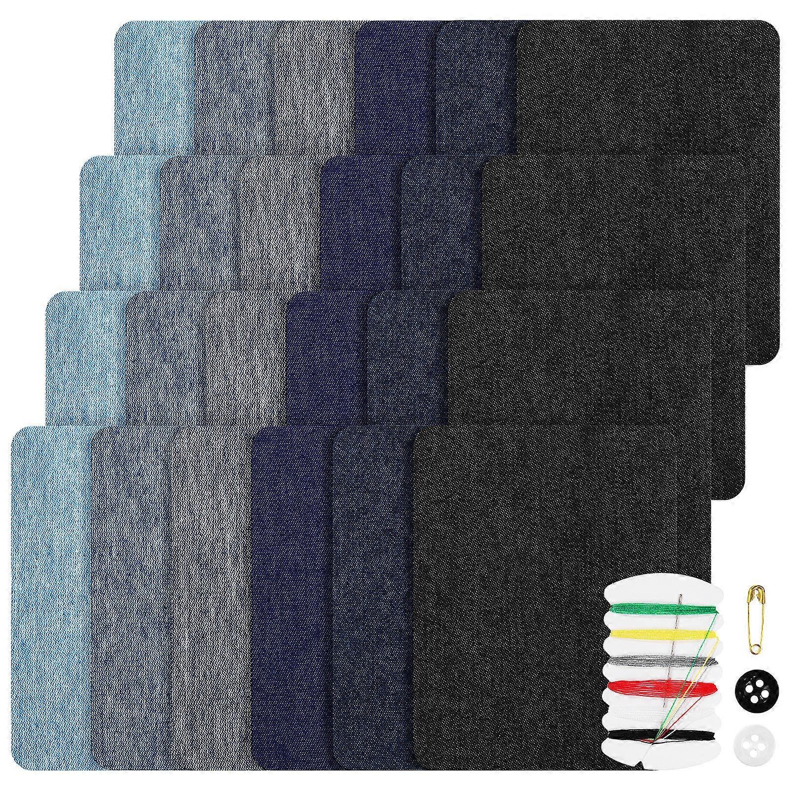 Pants Patches For Holes Iron On Patches Cotton Material Diy Enthusiasts Conceal Blemishes 30Pcs