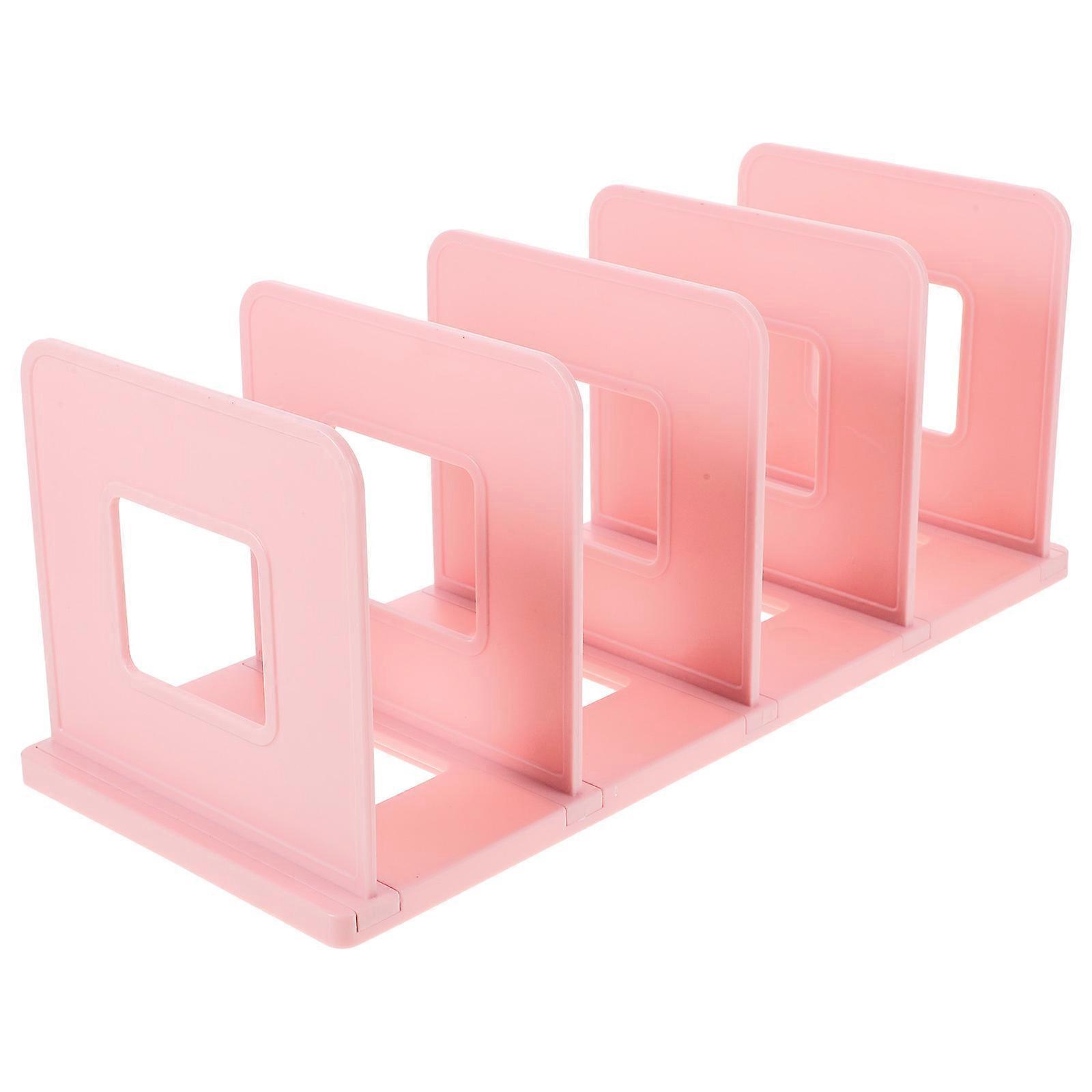 Sturdy Plastic Book Organizer for Home Office – Holds Books, Magazines, and Documents – Stylish Desktop Holder for Shelves and Desks