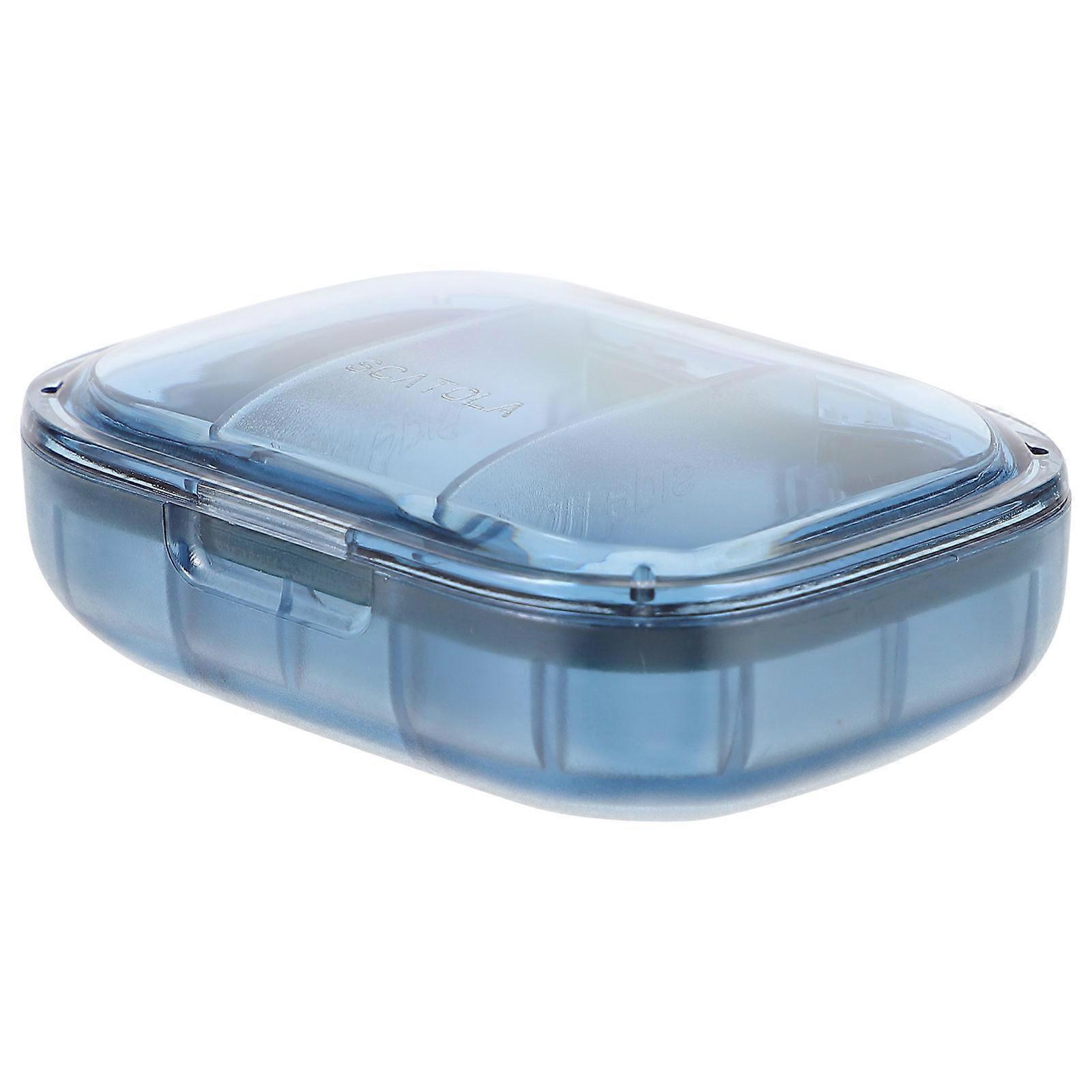 Daily Pill Organizer Small Sealing Container Portable Travel Friendly Elderly 1Set