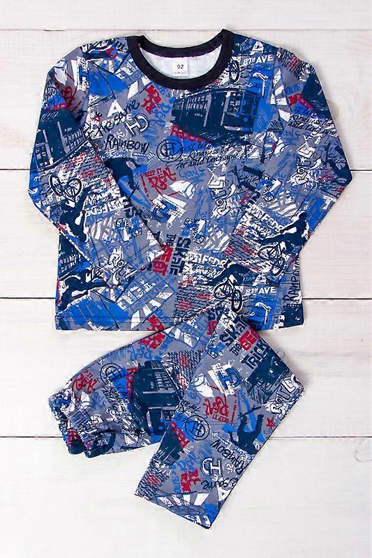 Boys' Warm Pyjama Set – Cozy & Comfortable, Winter, HC 6076-024-4