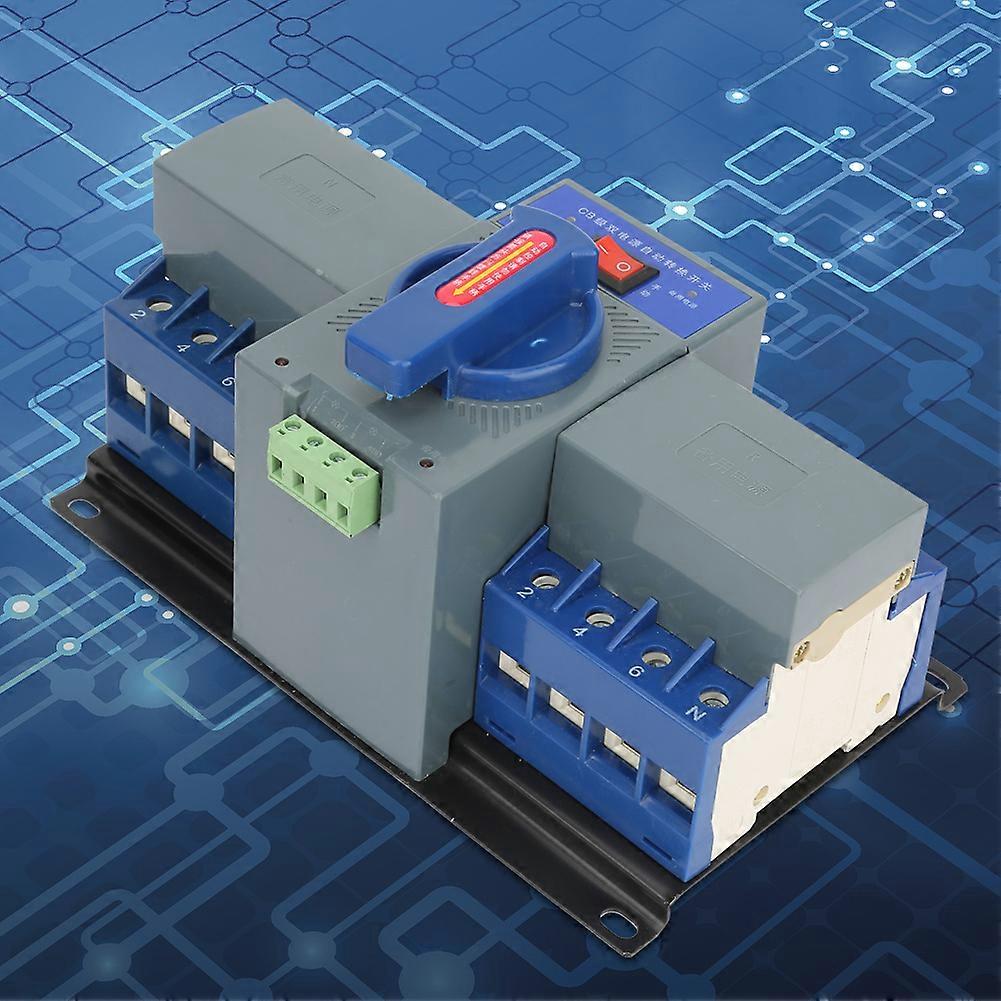 1pcs Mini 63A 4P Dual Power Automatic Transfer Switch