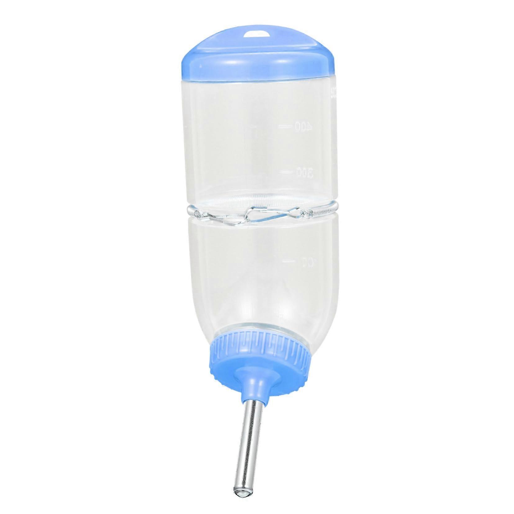 Hamster Water Bottle 500ml for Chinchillas, Leak-Proof Plastic Design with Hygienic Drinking Experience and Clear Water Level Indicator