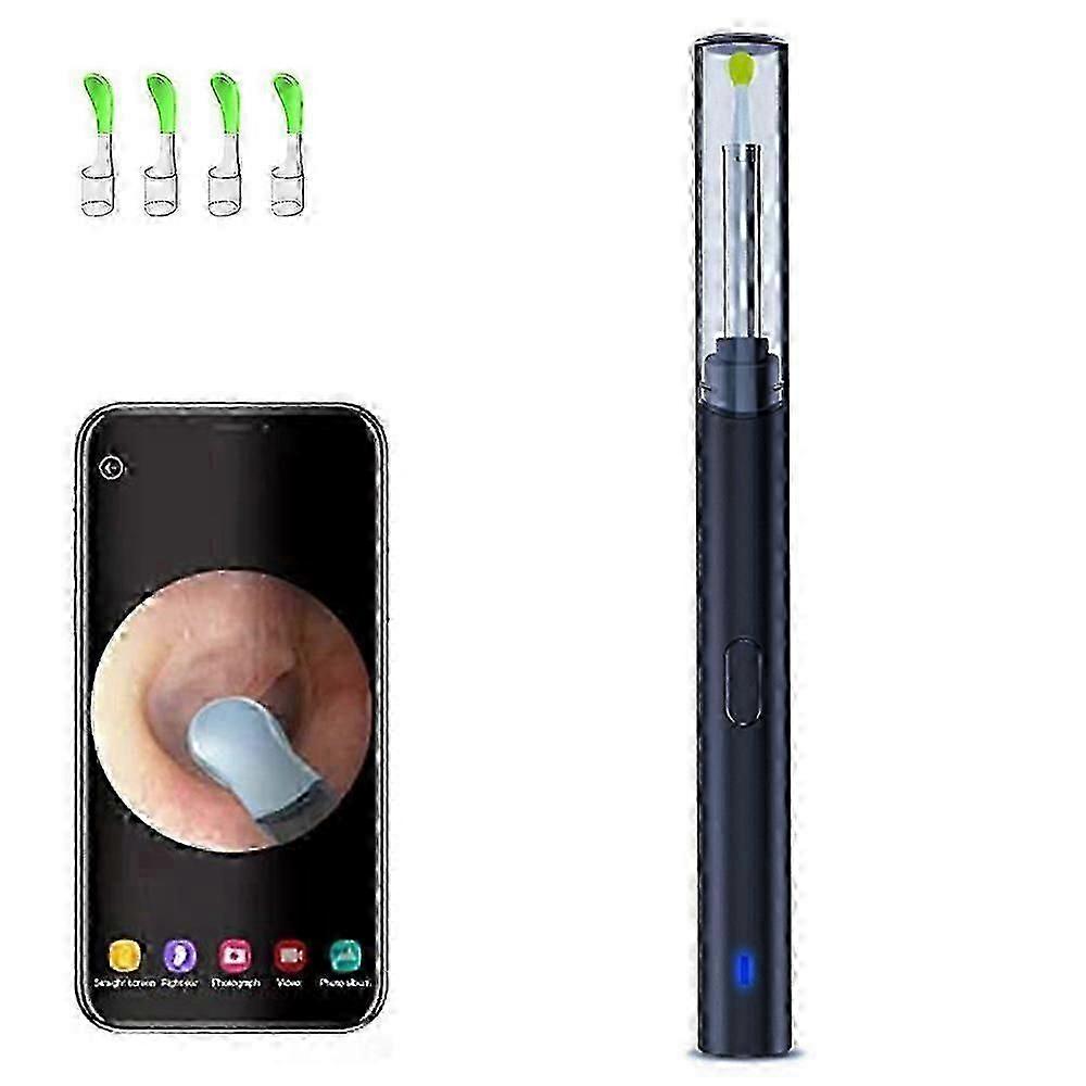 High-Definition Wireless Ear Endoscope with 6 LED Lights - Full Cleaning Kit