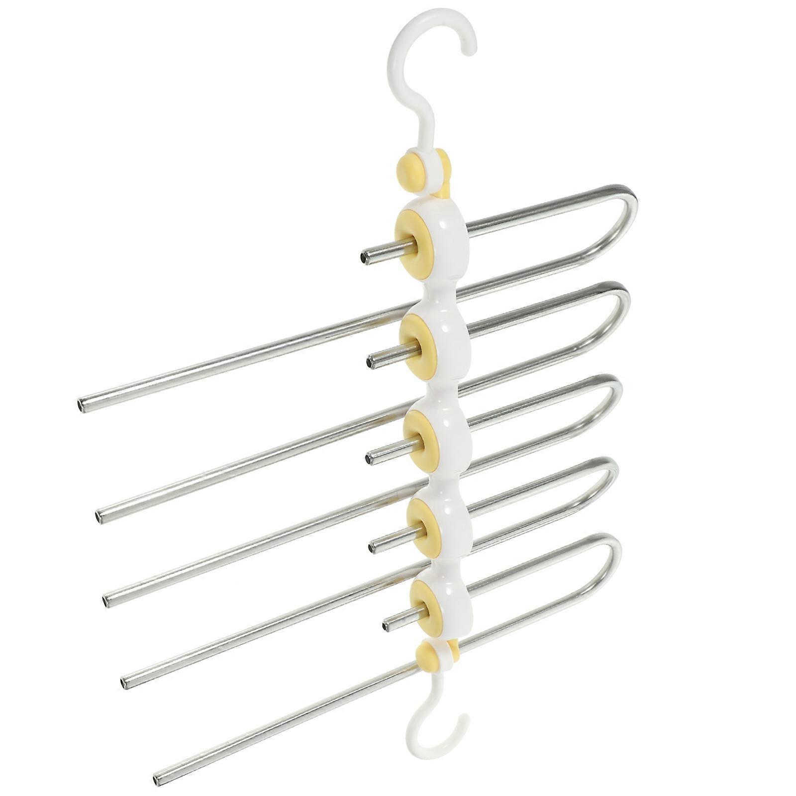 Multi Use Space Saving Trouser Hanger for Pants Ties 1 Set