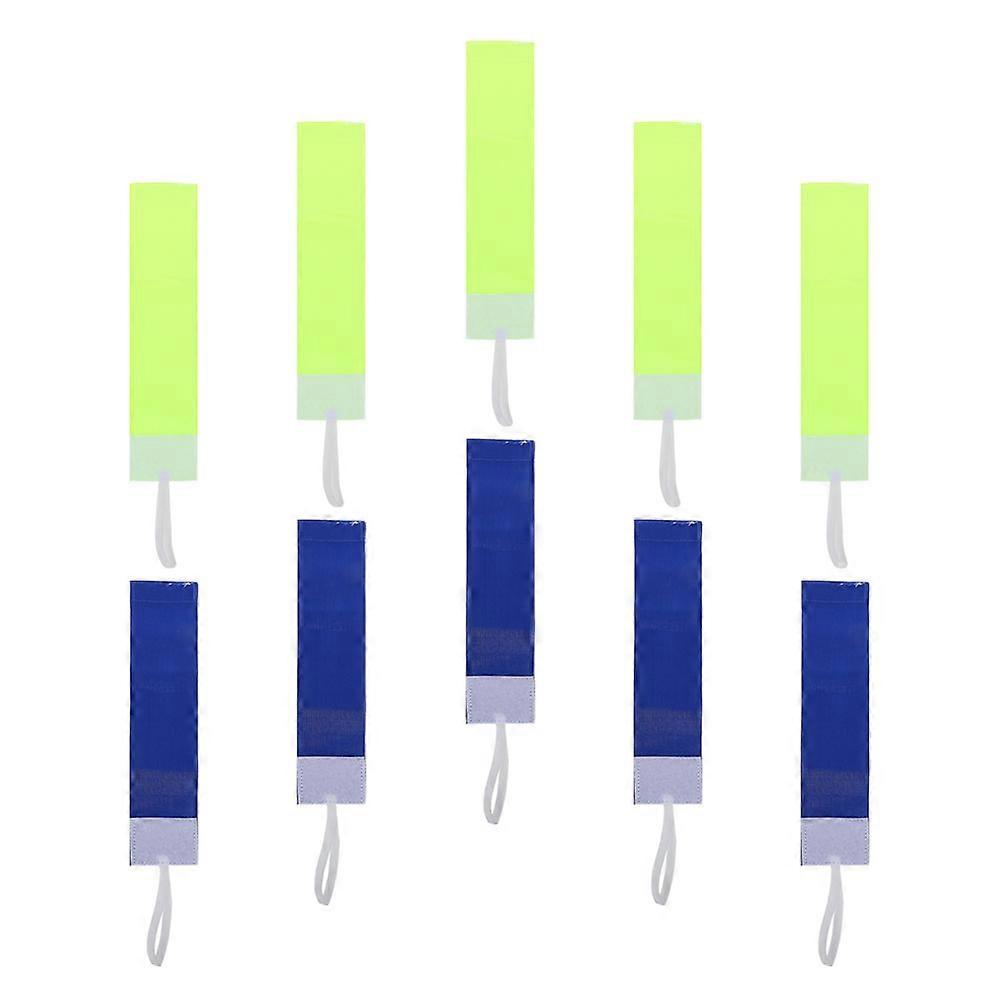 Soccer Captains Armband Elastic Armbands for Sports Use 10Pcs Set