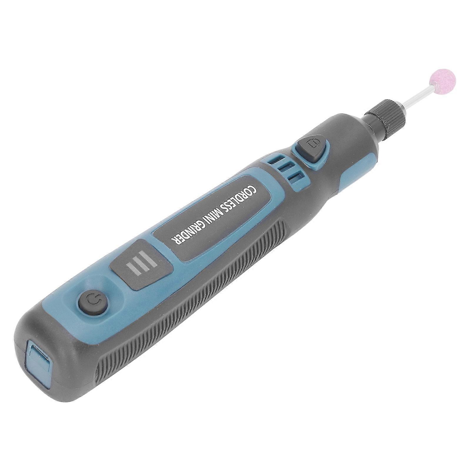 Electric Grinder Pen 3 Speed Cordless Rotary Tool for Sanding Drilling Polishing Engraving DIY Projects 