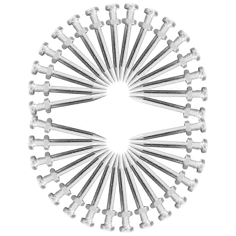 حديقة الحديقة مهوية سبايك أحذية معدنية مهوية أوتاد ساحة صيانة 40 قطعة