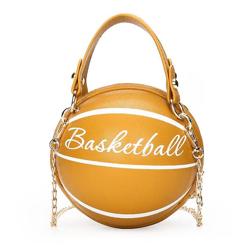 Personlighet Kvinnlig Läder Rosa BasketVäska 2020 Nya Boll Plånböcker