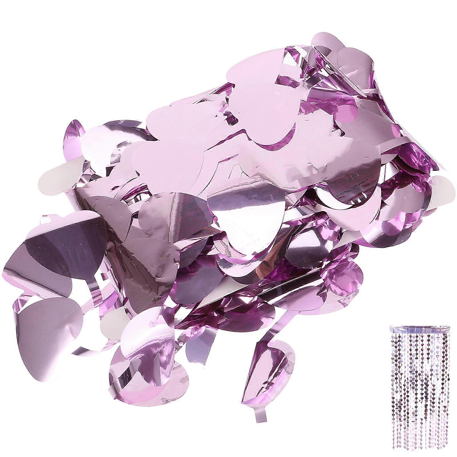 イベントハート型キラキラペーパーハンギングデコレーション200x100x0.2cm装飾1パック