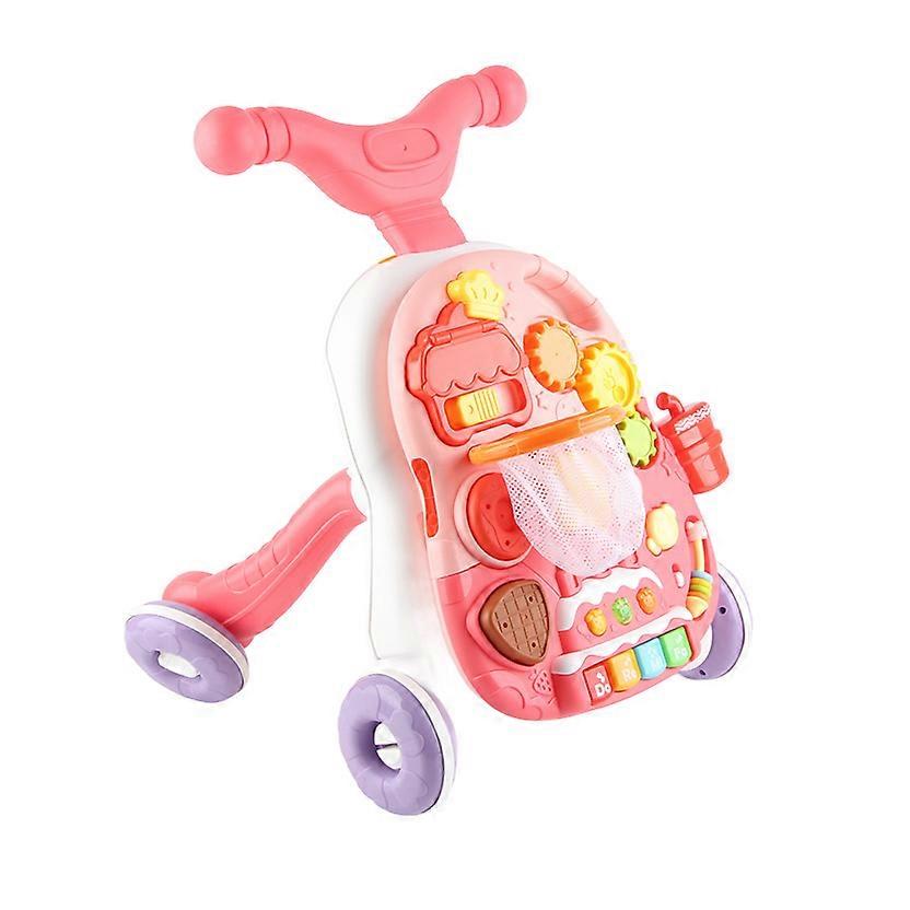 2 in 1 Baby Walker Baby Stroller with Hand Push and Anti Roll Walker
