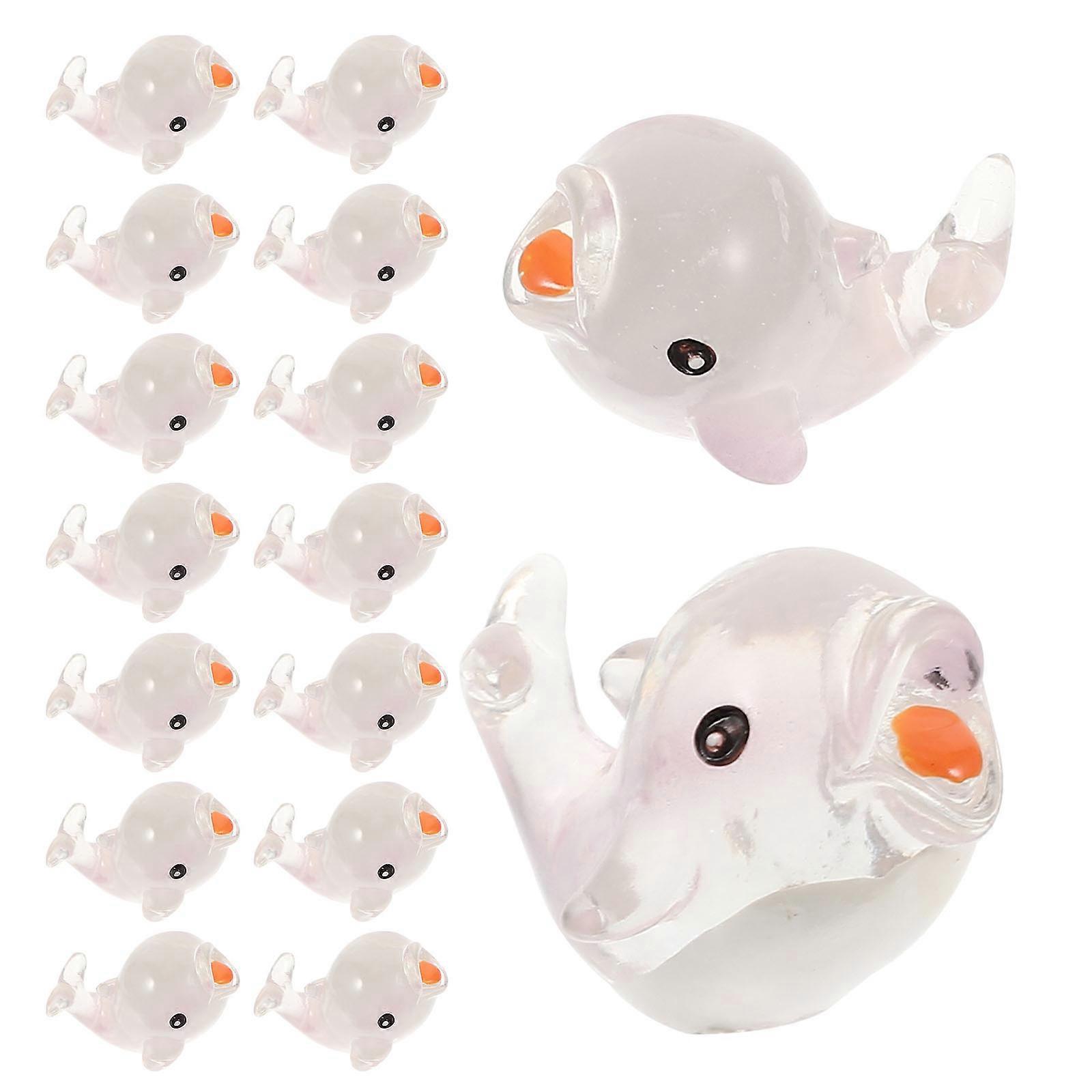 Mini Resin Animals Set For Craft Enthusiasts In Transparent Color Suitable For Various Indoor And Outdoor Decorations 20Pcs