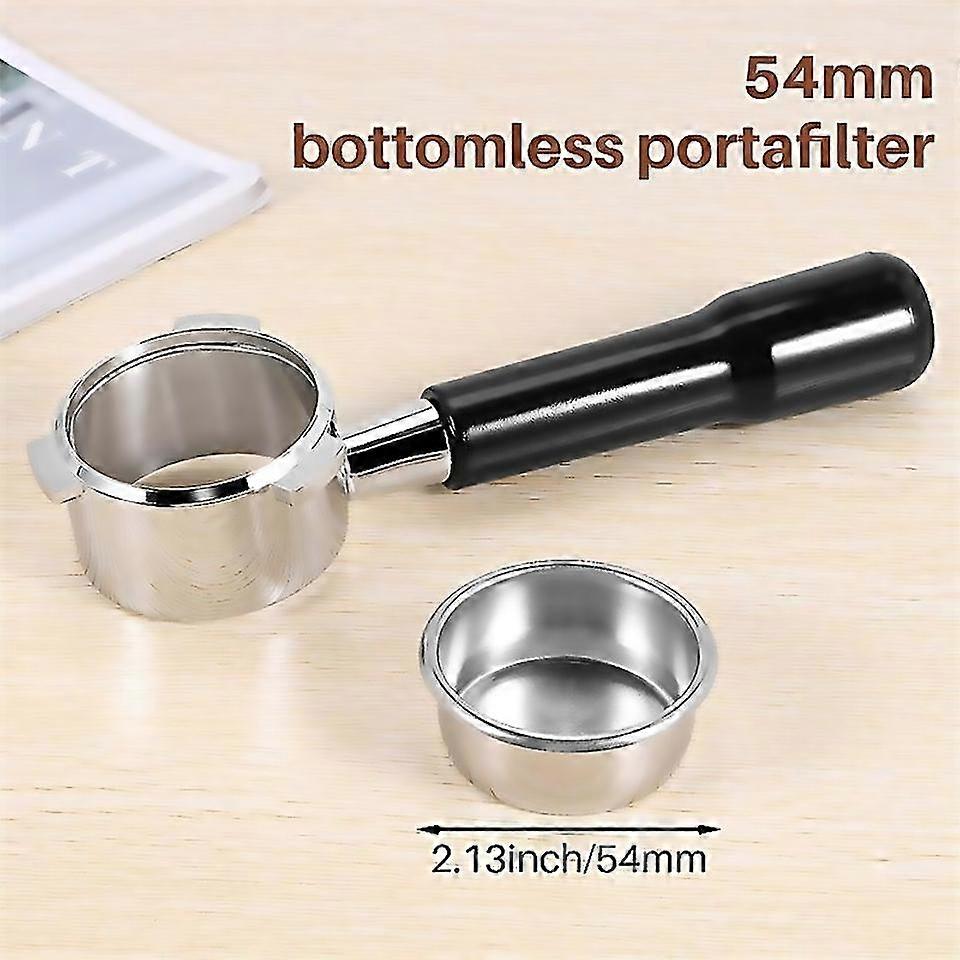 54mm Bottomless Portafilter For Breville Barista Express Bes870xl Bes870bsxl Bes878bss Bes880bss Bes